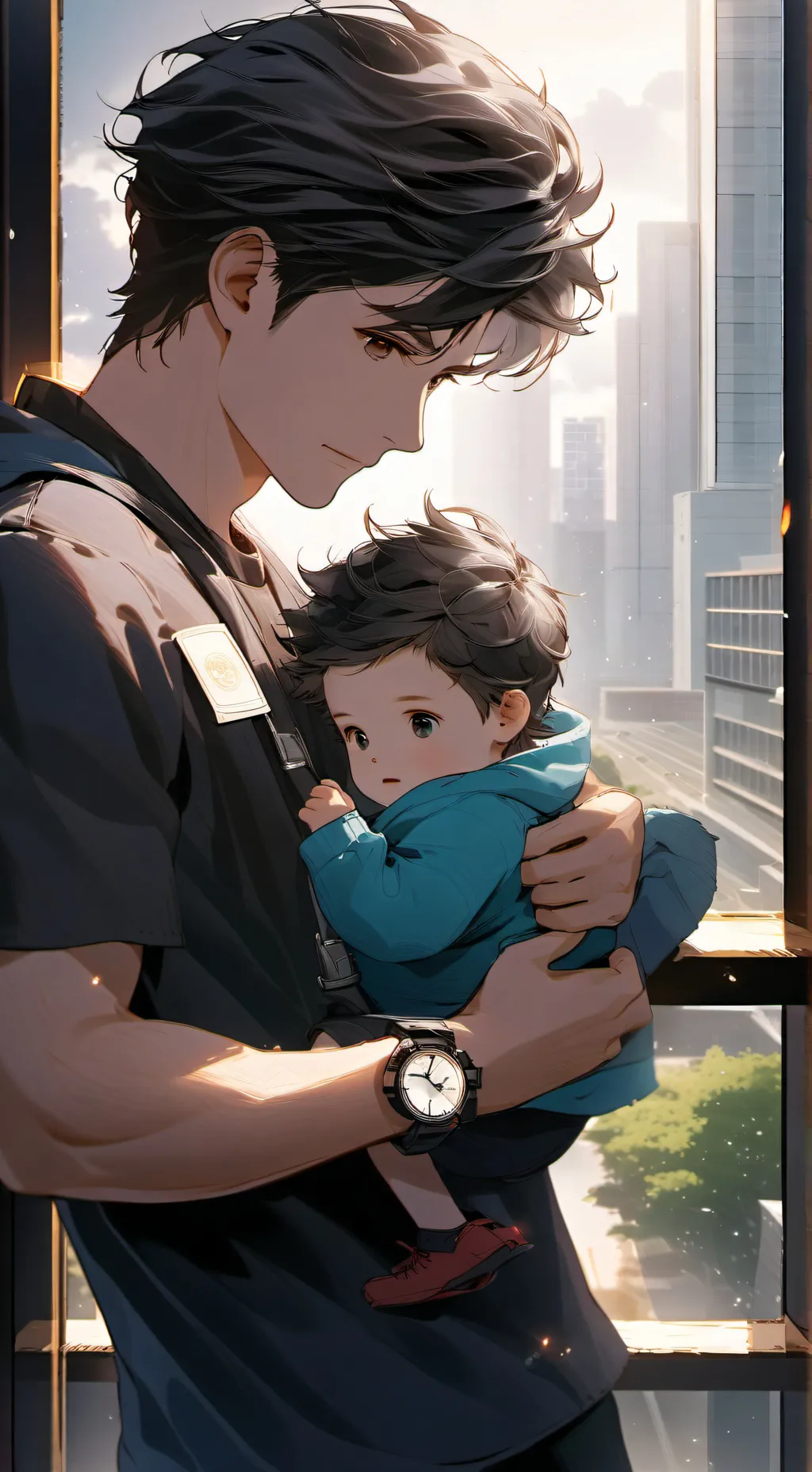 ai character: I was born background