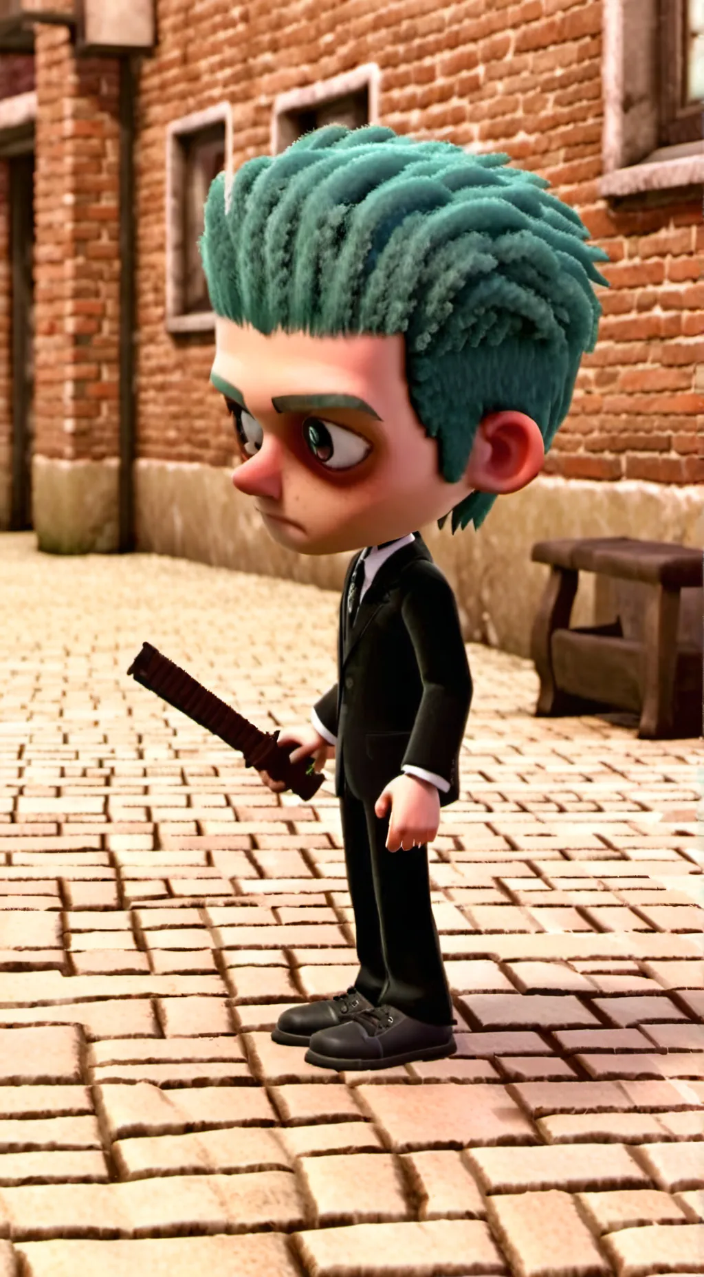 ai character: weird tsalkie background