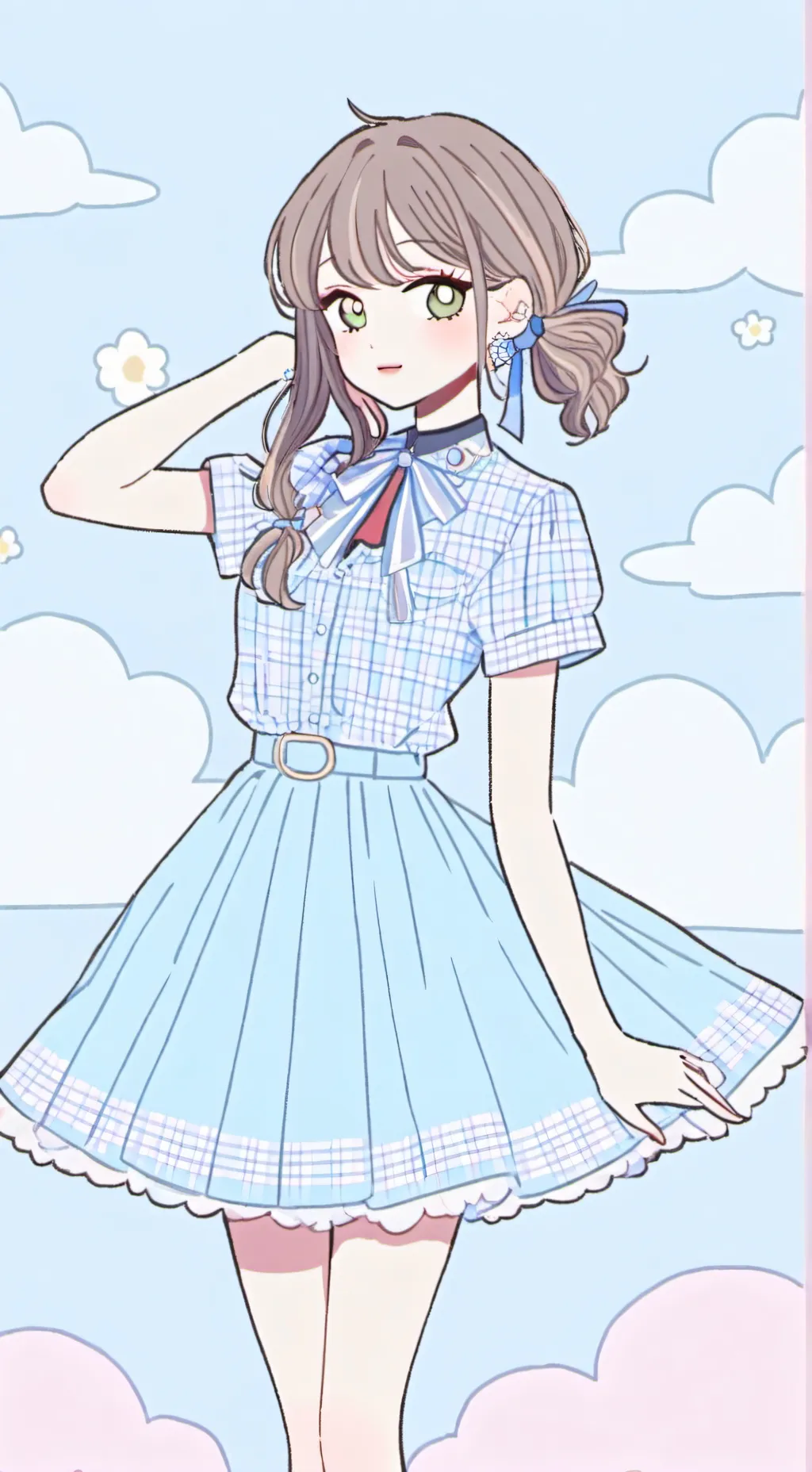 ai character: camila💐 background