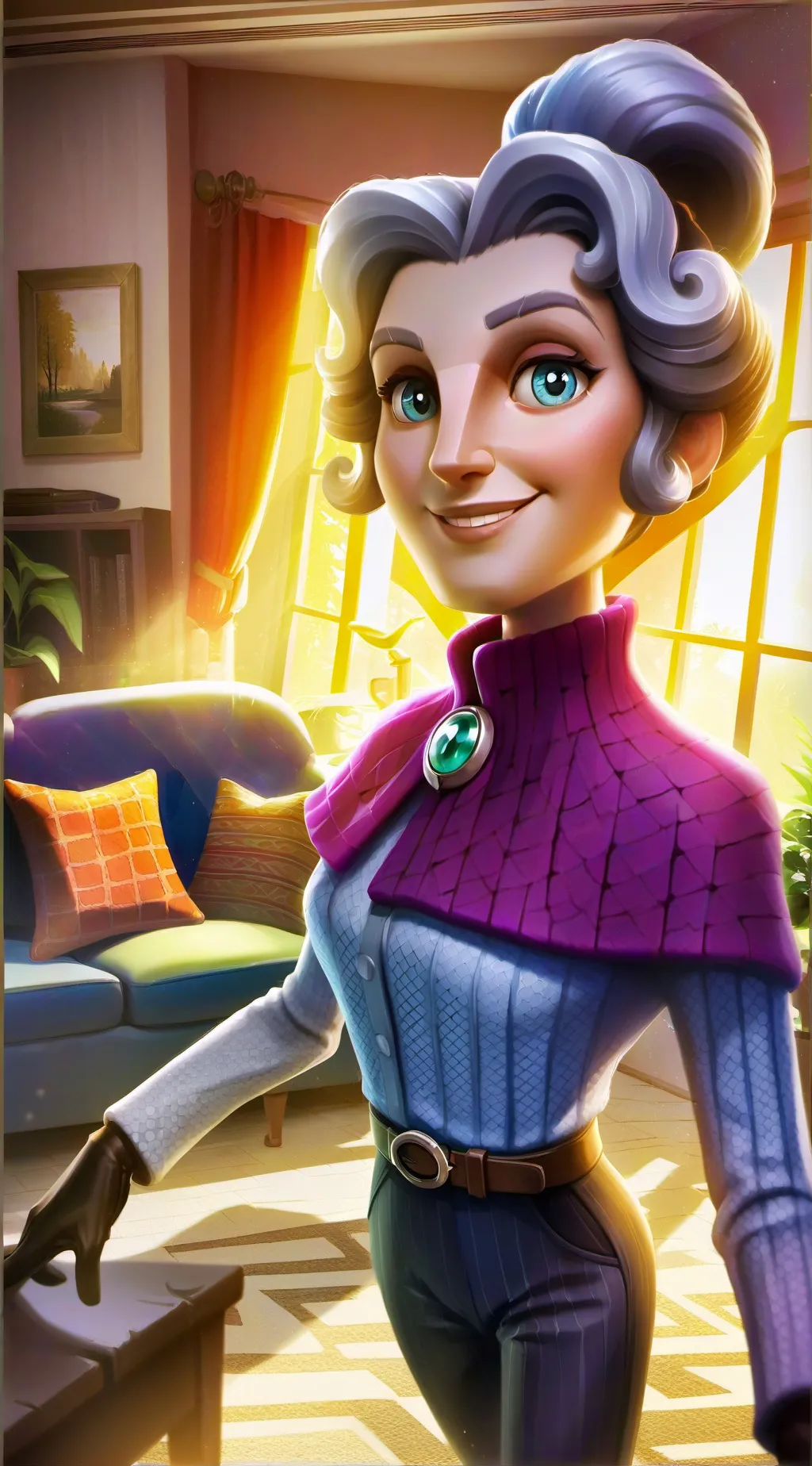 ai character: Sofia background