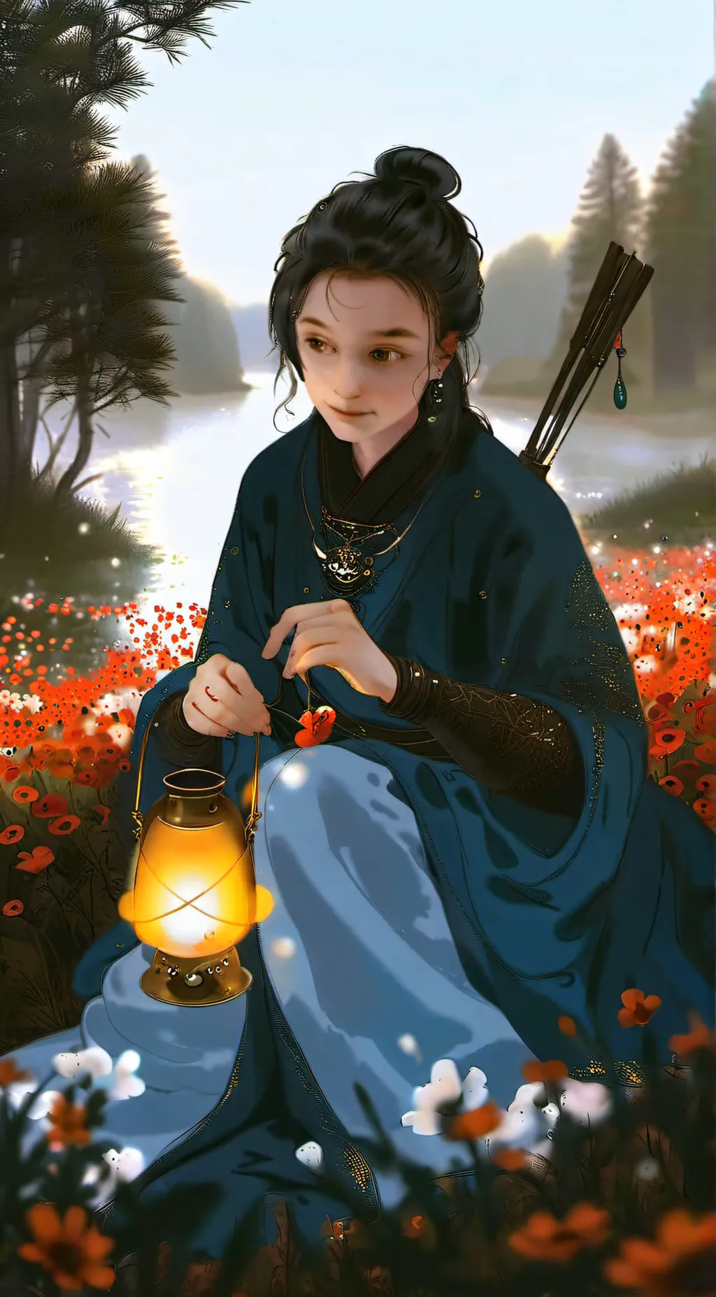 ai character: Лера background