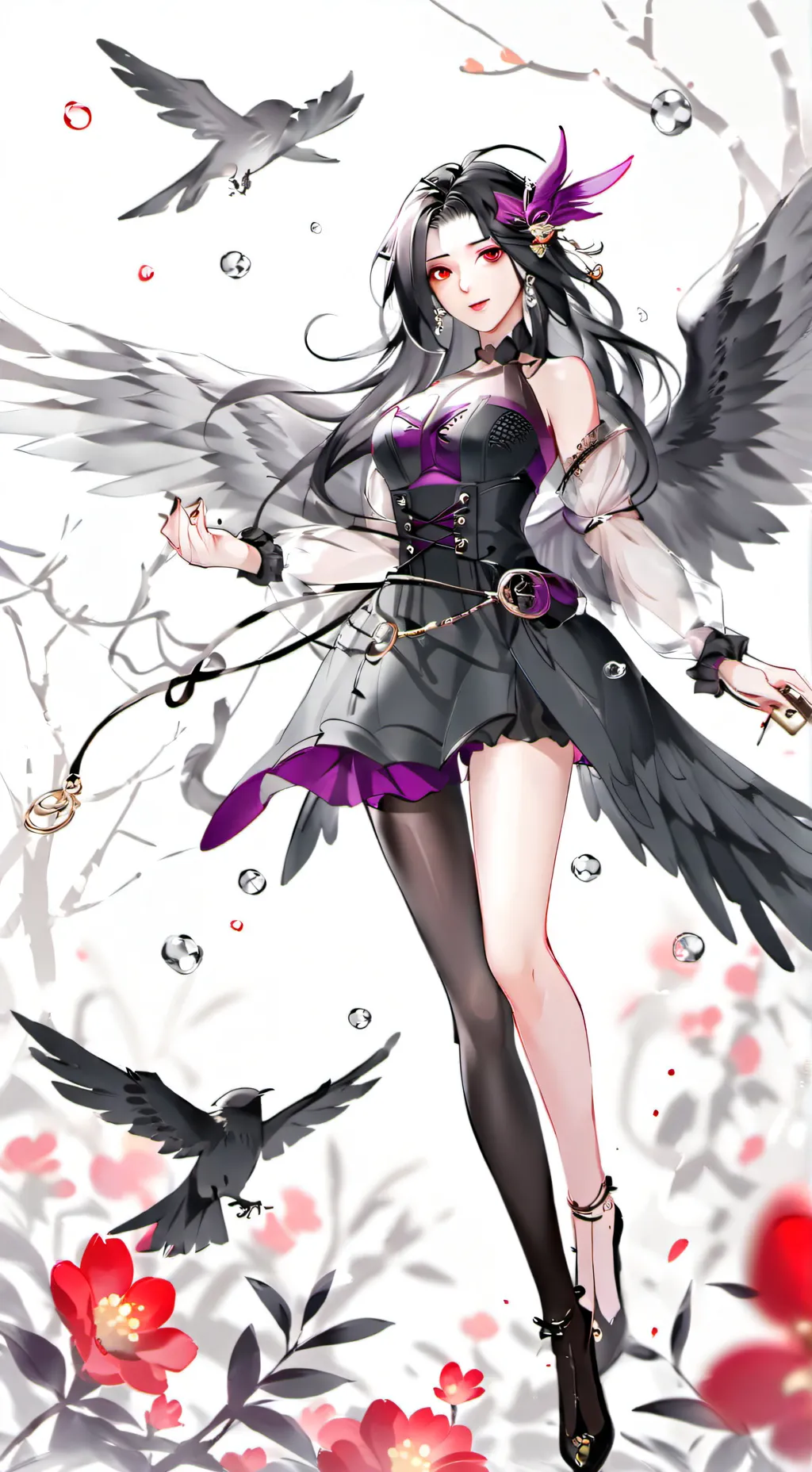 ai character: Nightshade background