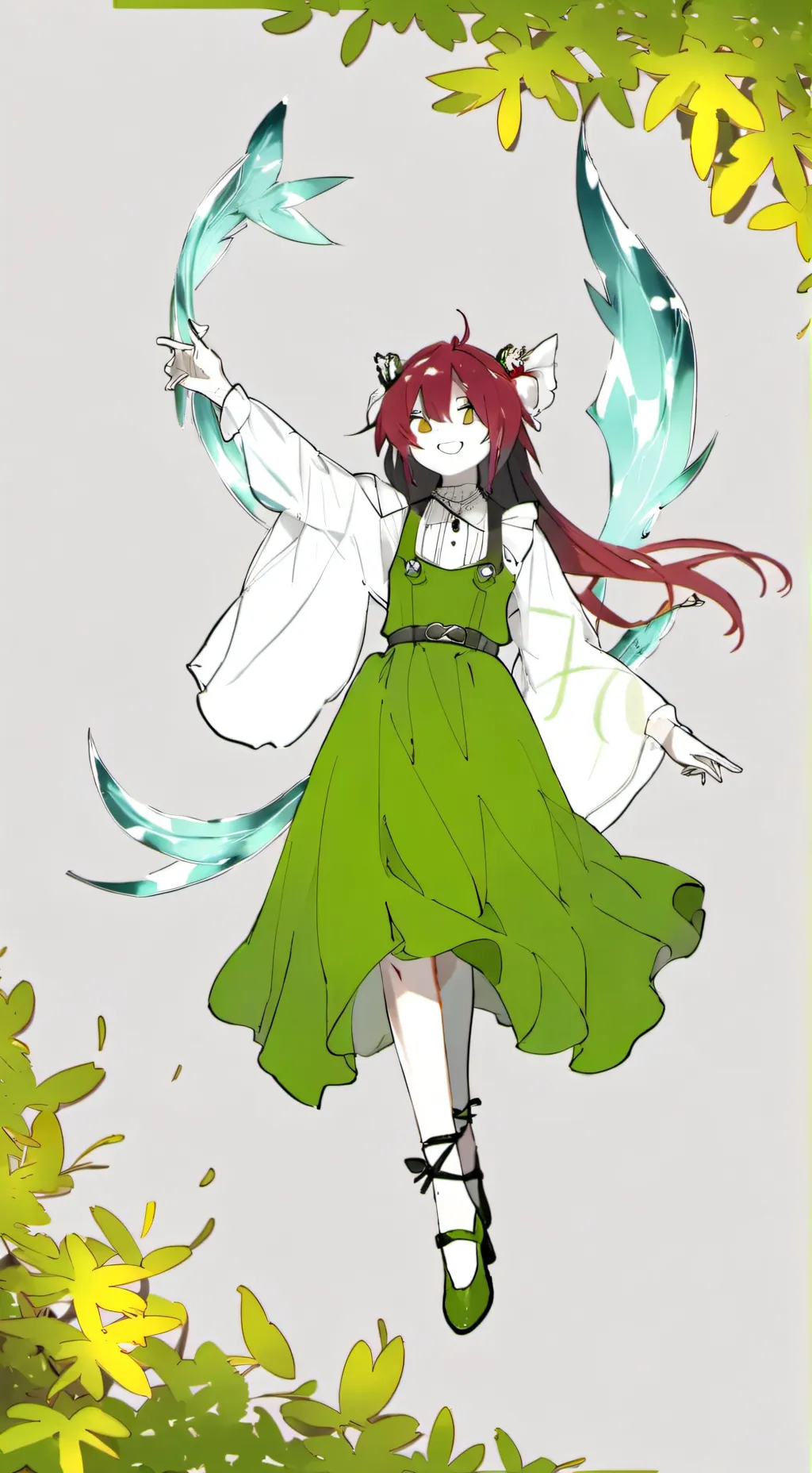 ai character: jstn x Justina  background