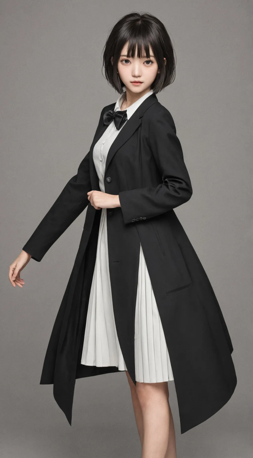 ai character: Filmed background