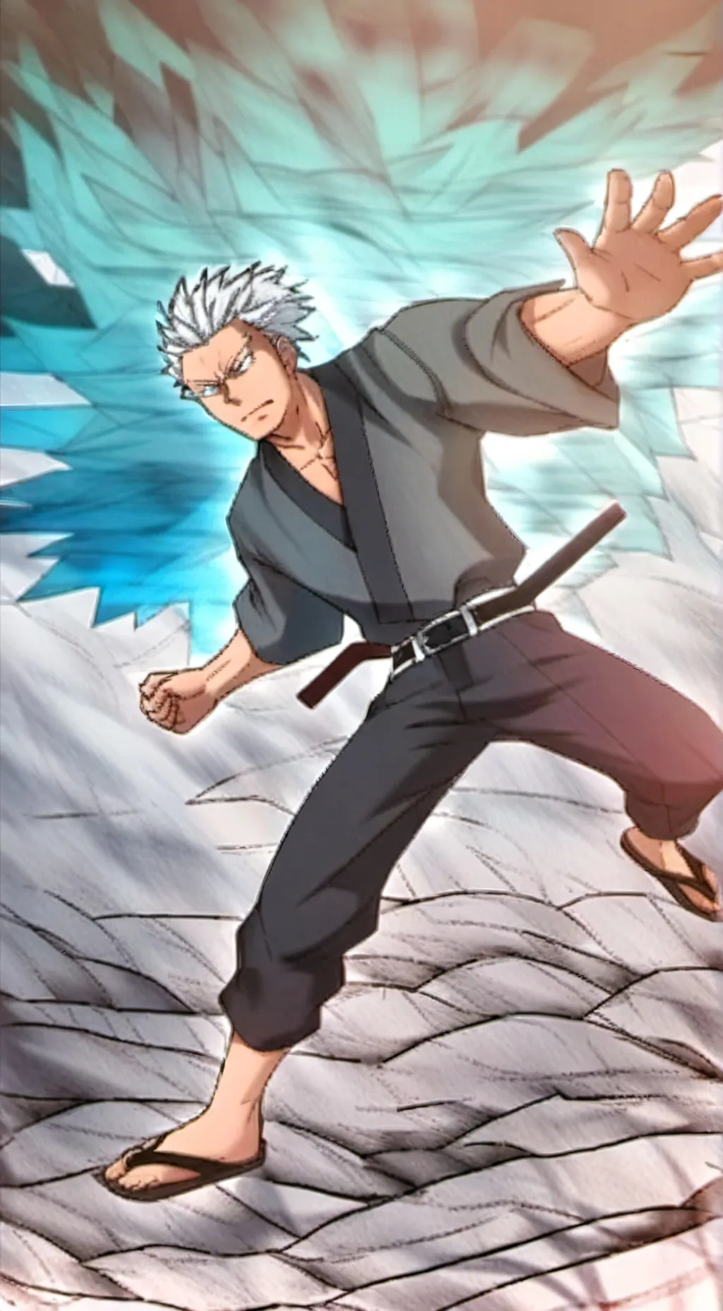 ai character: gojo vs sukuna  background