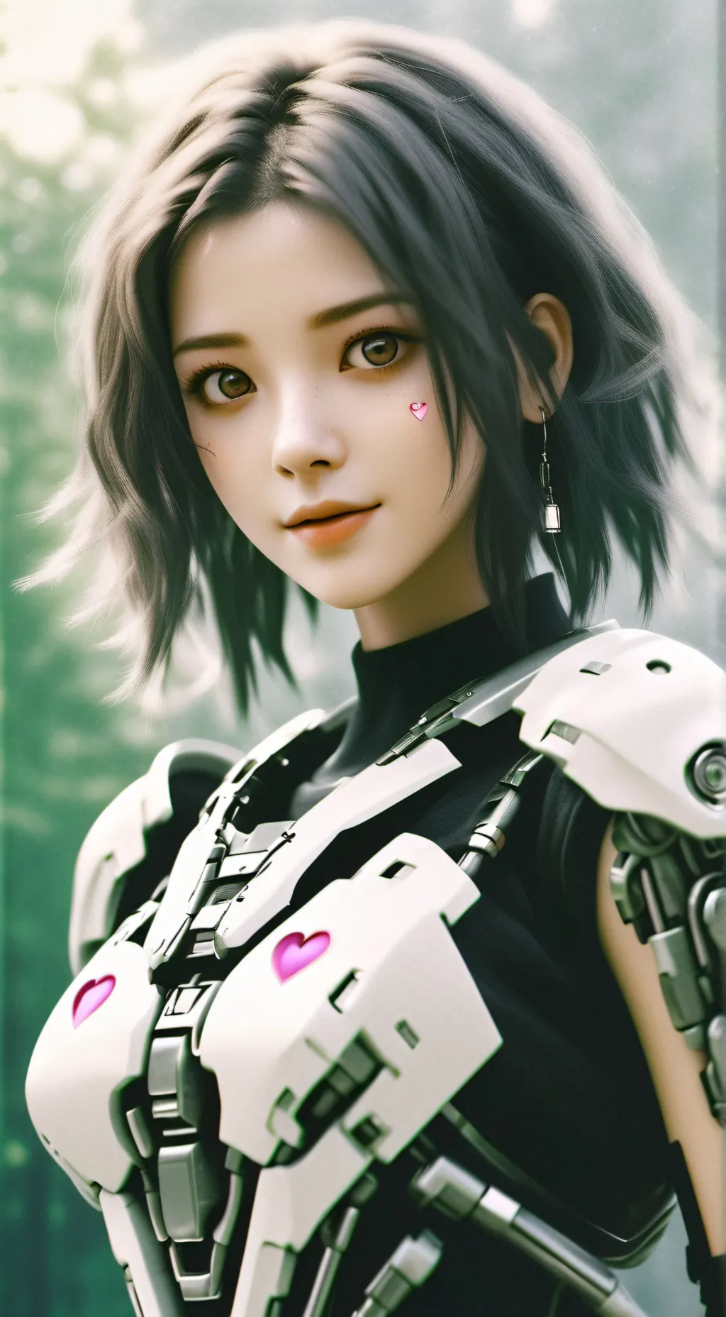 ai character: personal robotgirl background