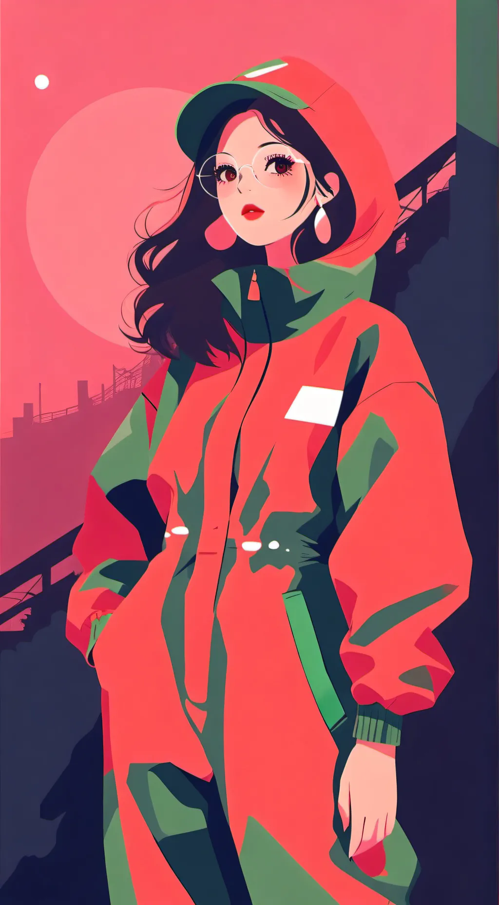 ai character: Squid game background