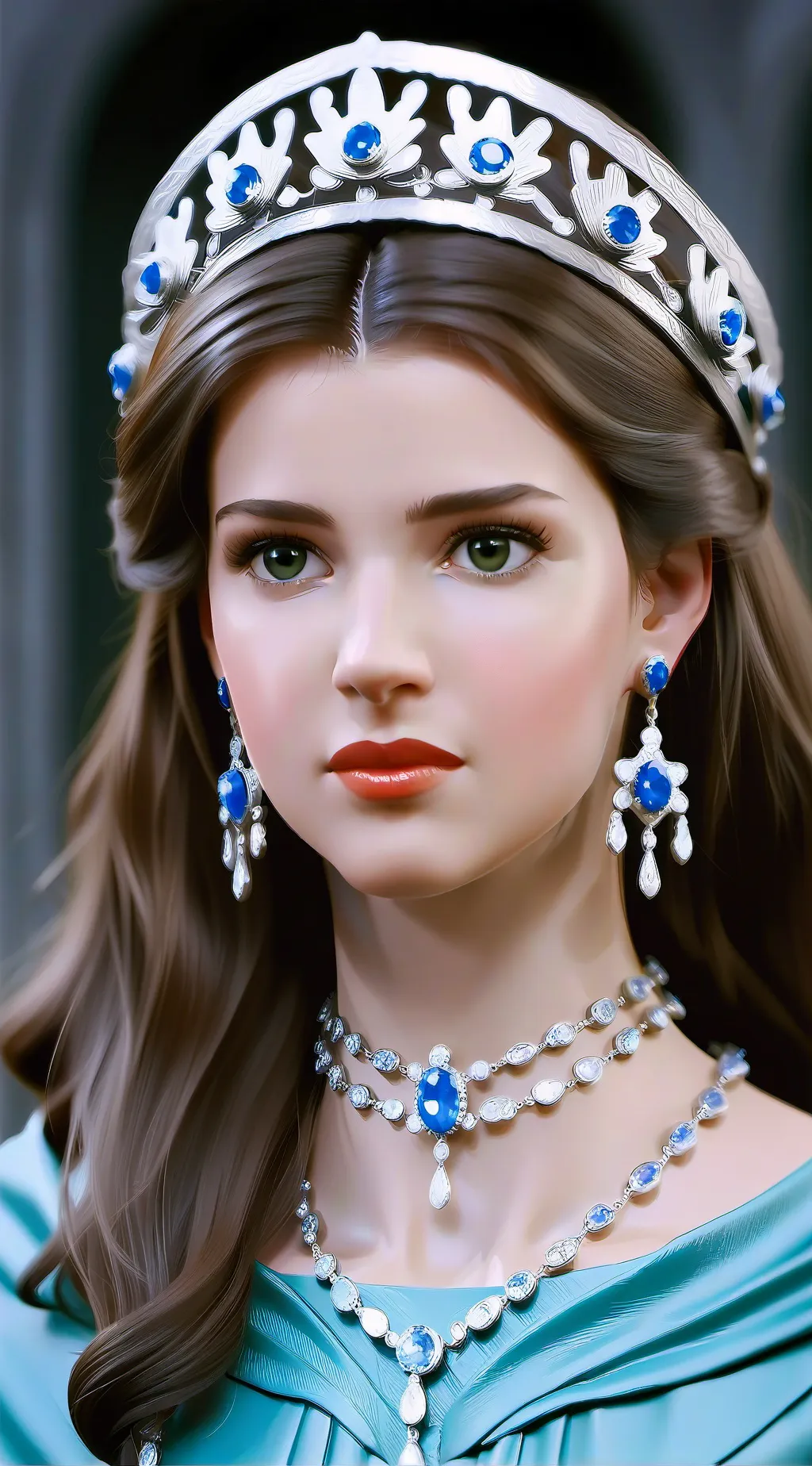 ai character: Princess leonor  background