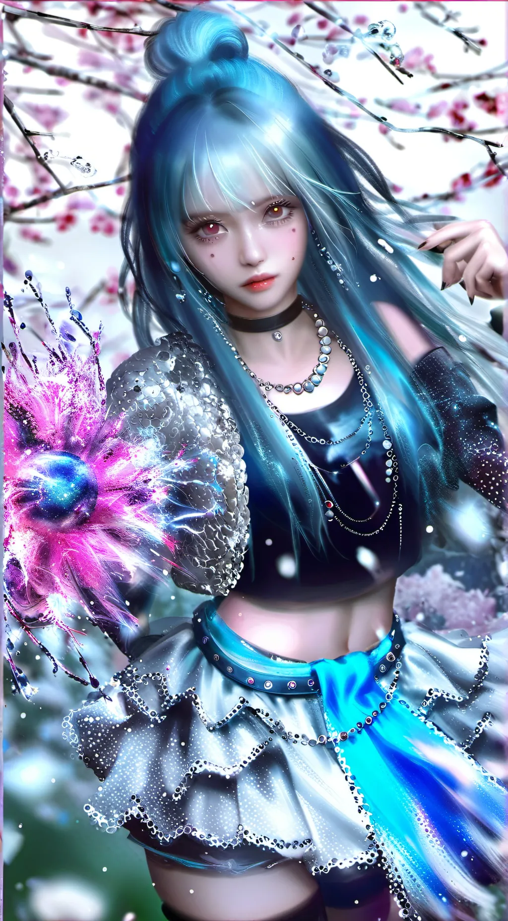 ai character: Mina background