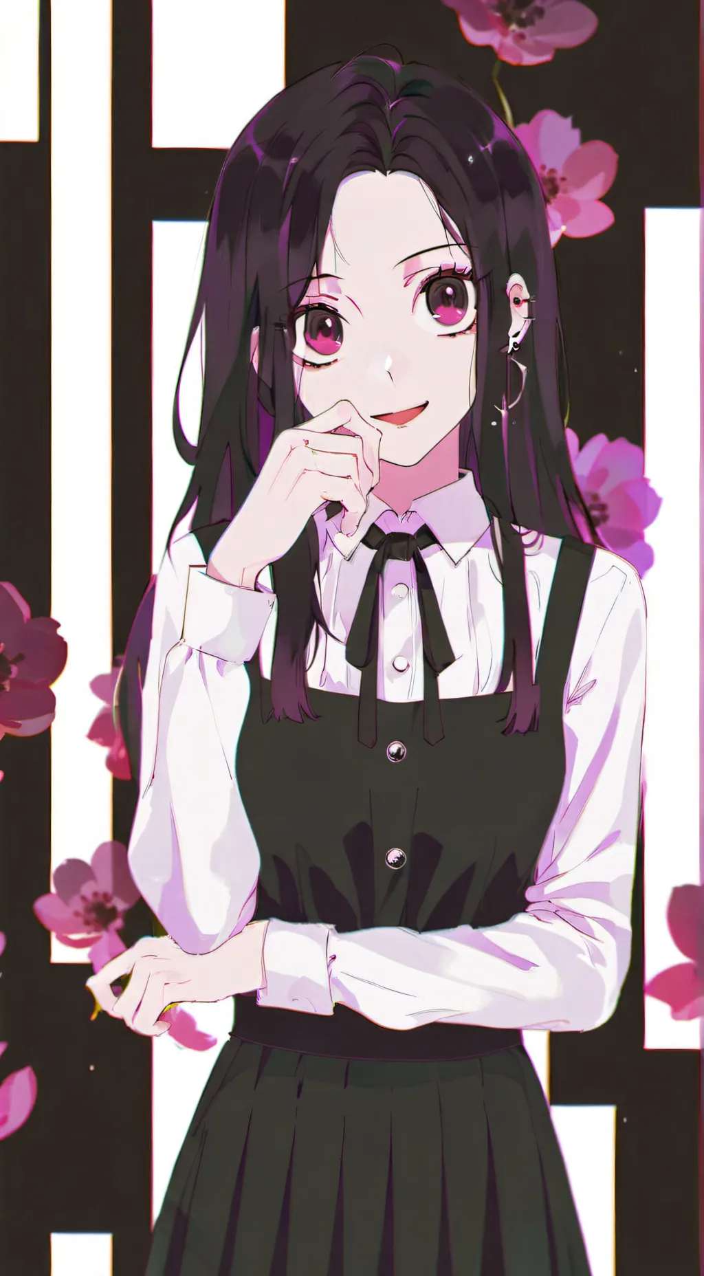 ai character: Nezuko background