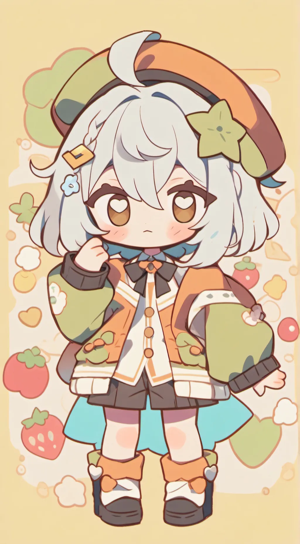 ai character: DRESS TO IMPRESS  background