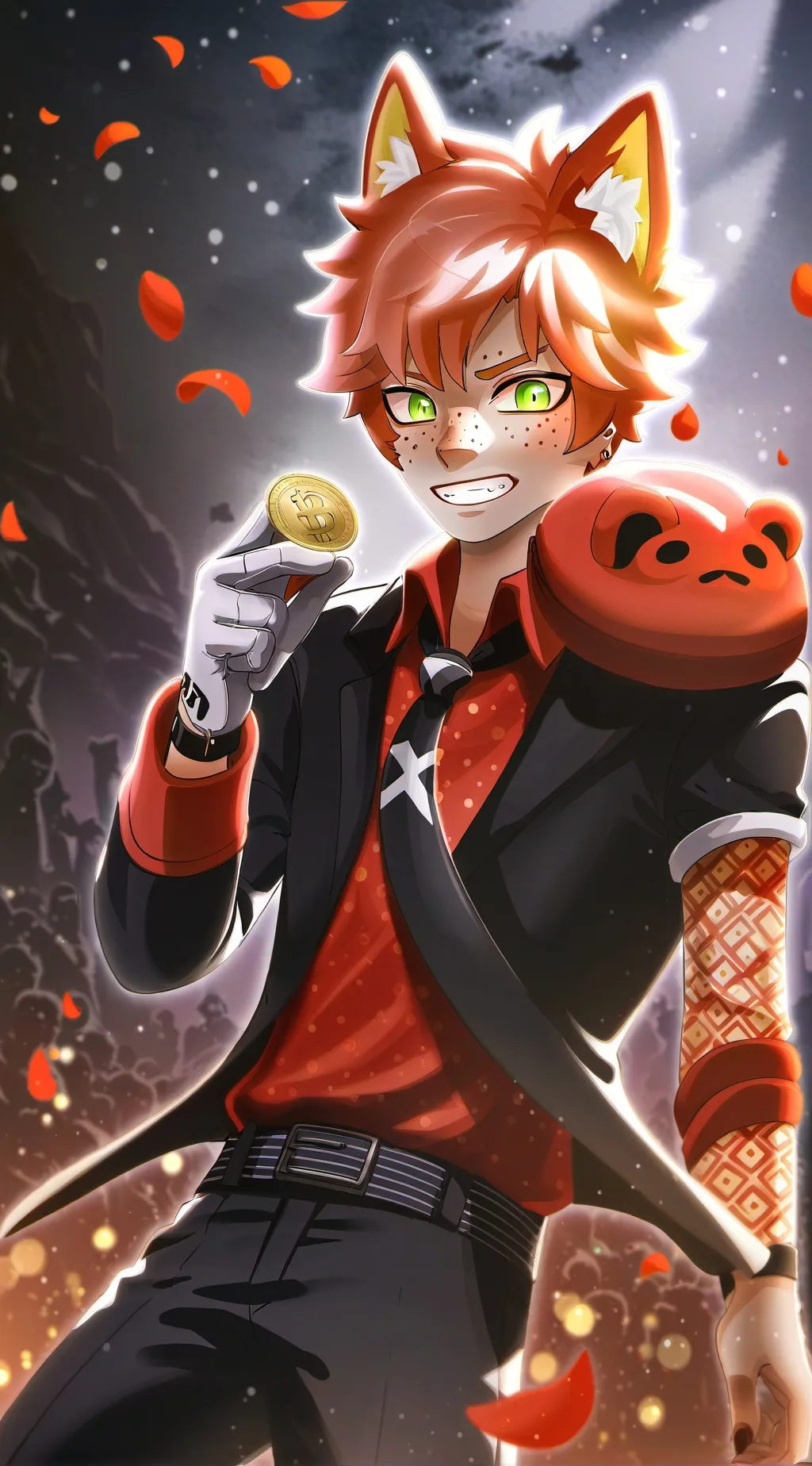 ai character: Focus background