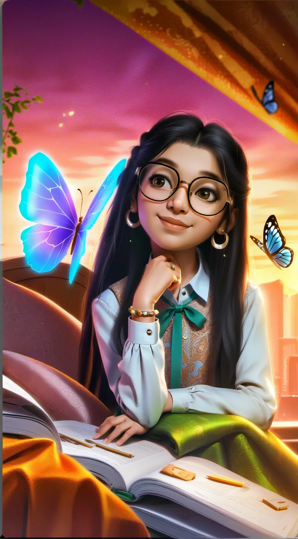 ai character: Mila background