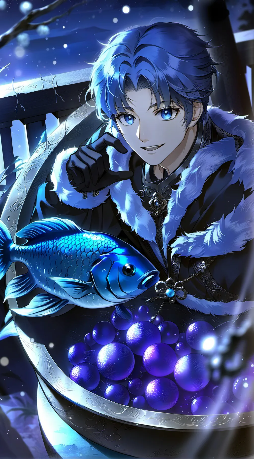 ai character: Mischief Maska Spi background