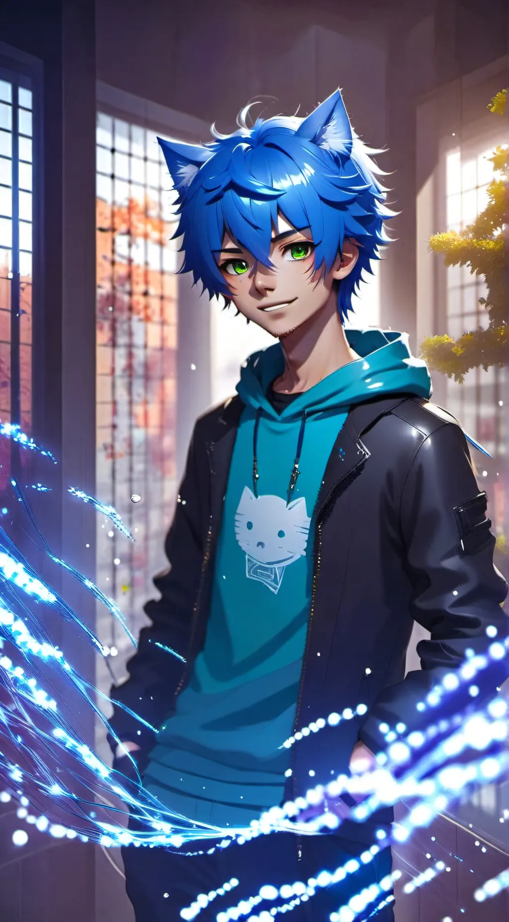ai character: Mysterious Void background