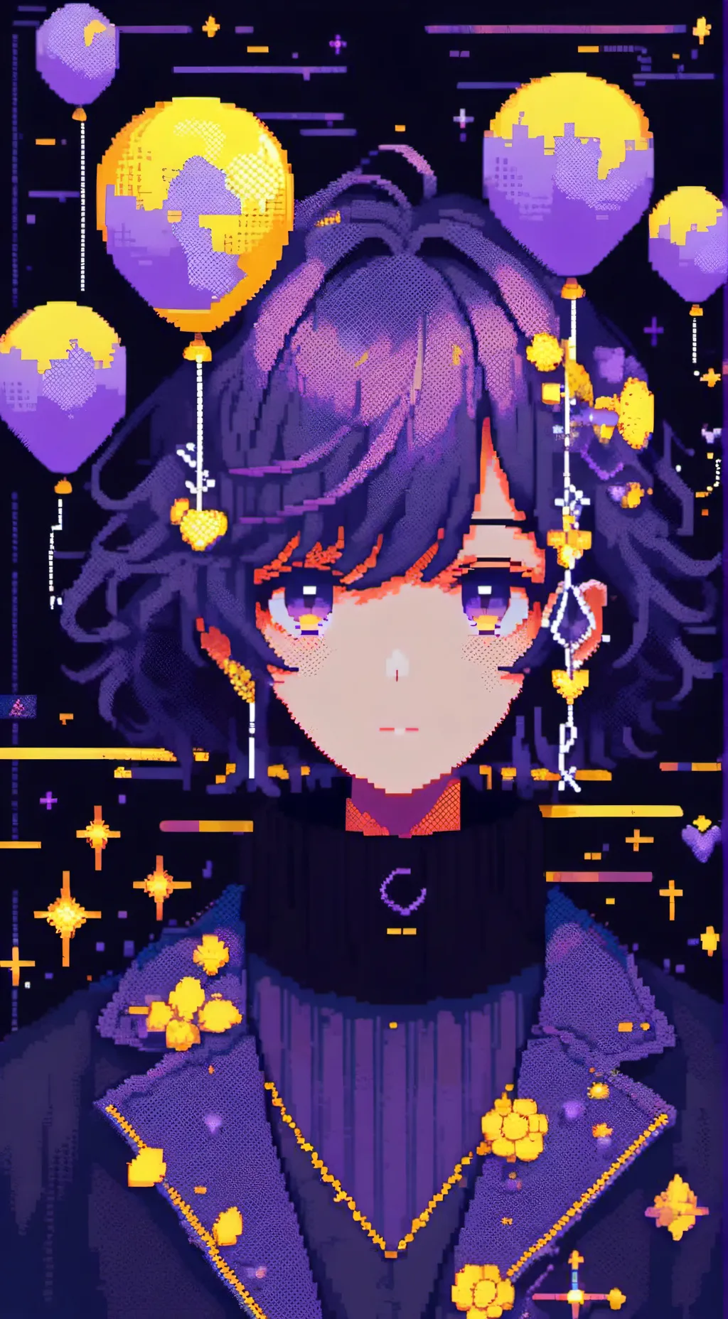 ai character: 💜LOOEY💛 background