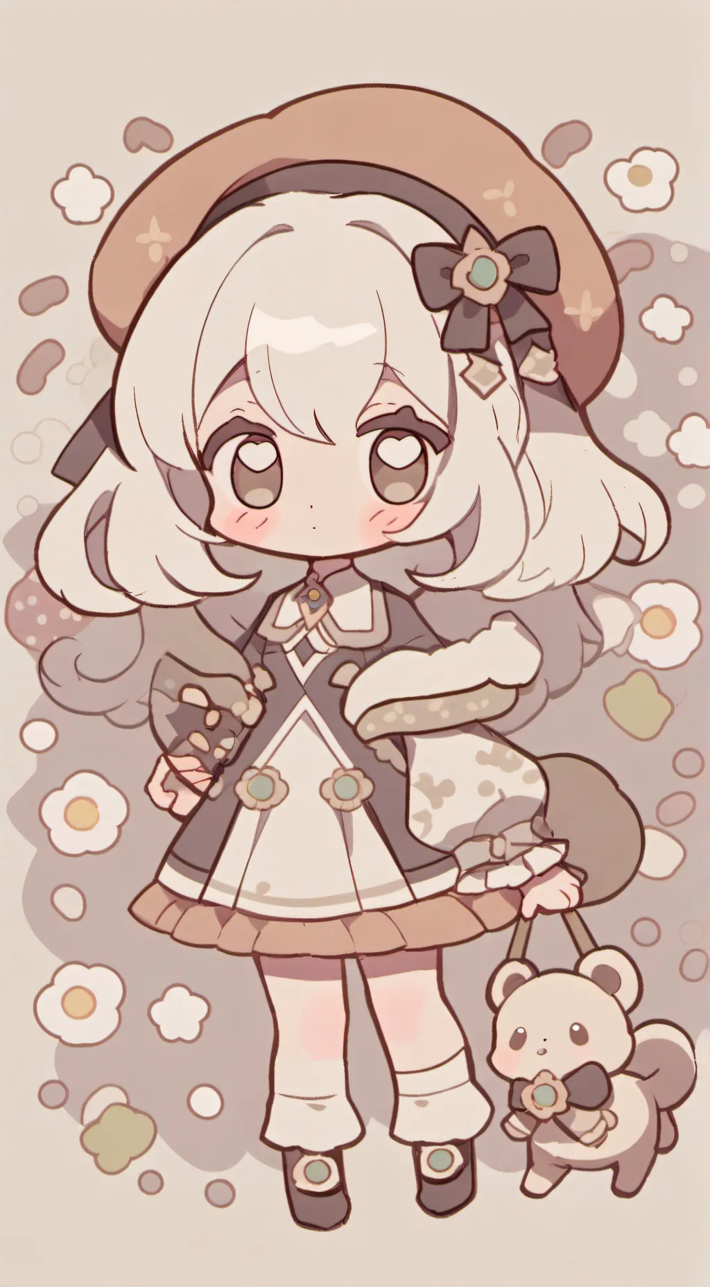 ai character: 🍪Miss circle🍪 background