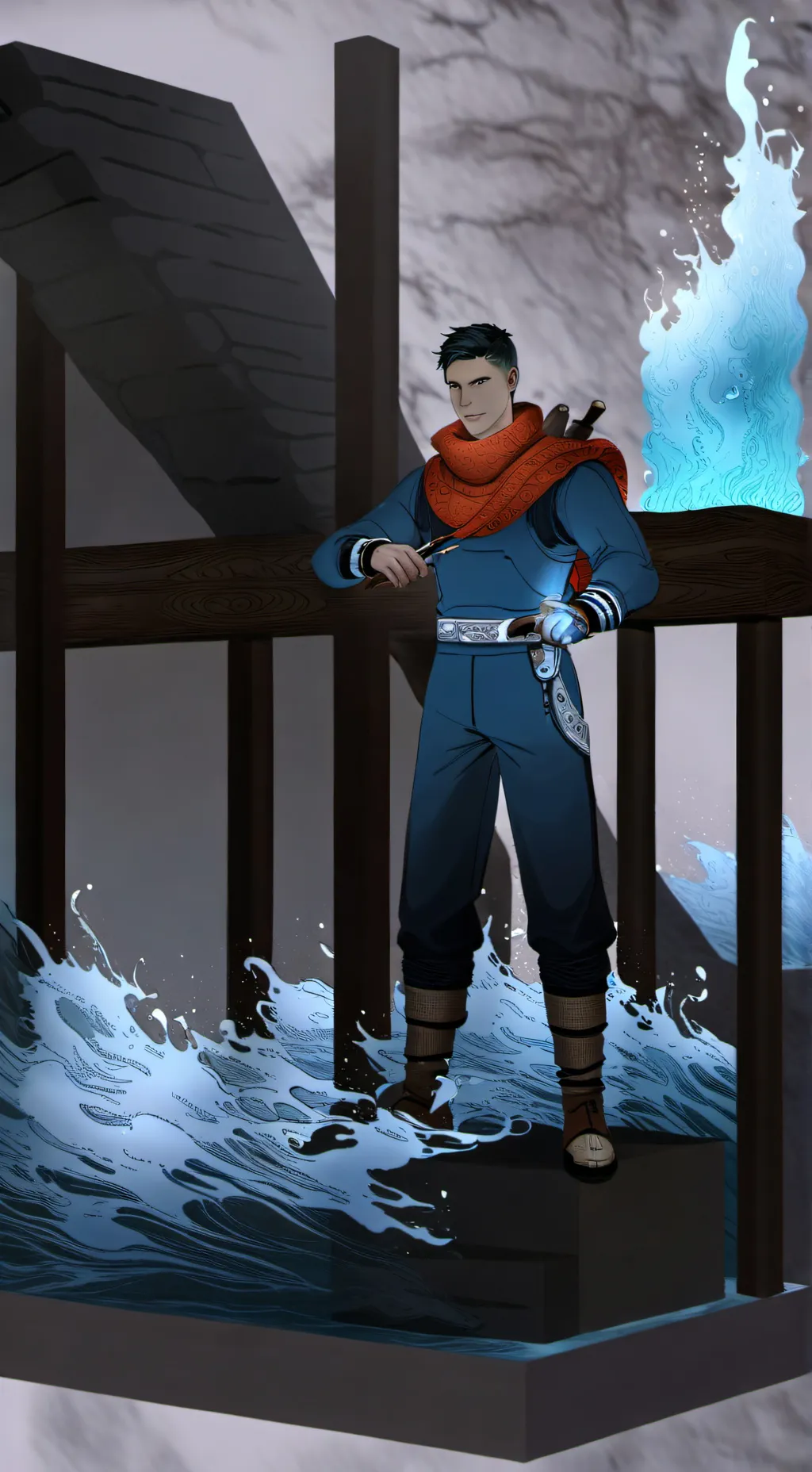 ai character: @Finn :3 background