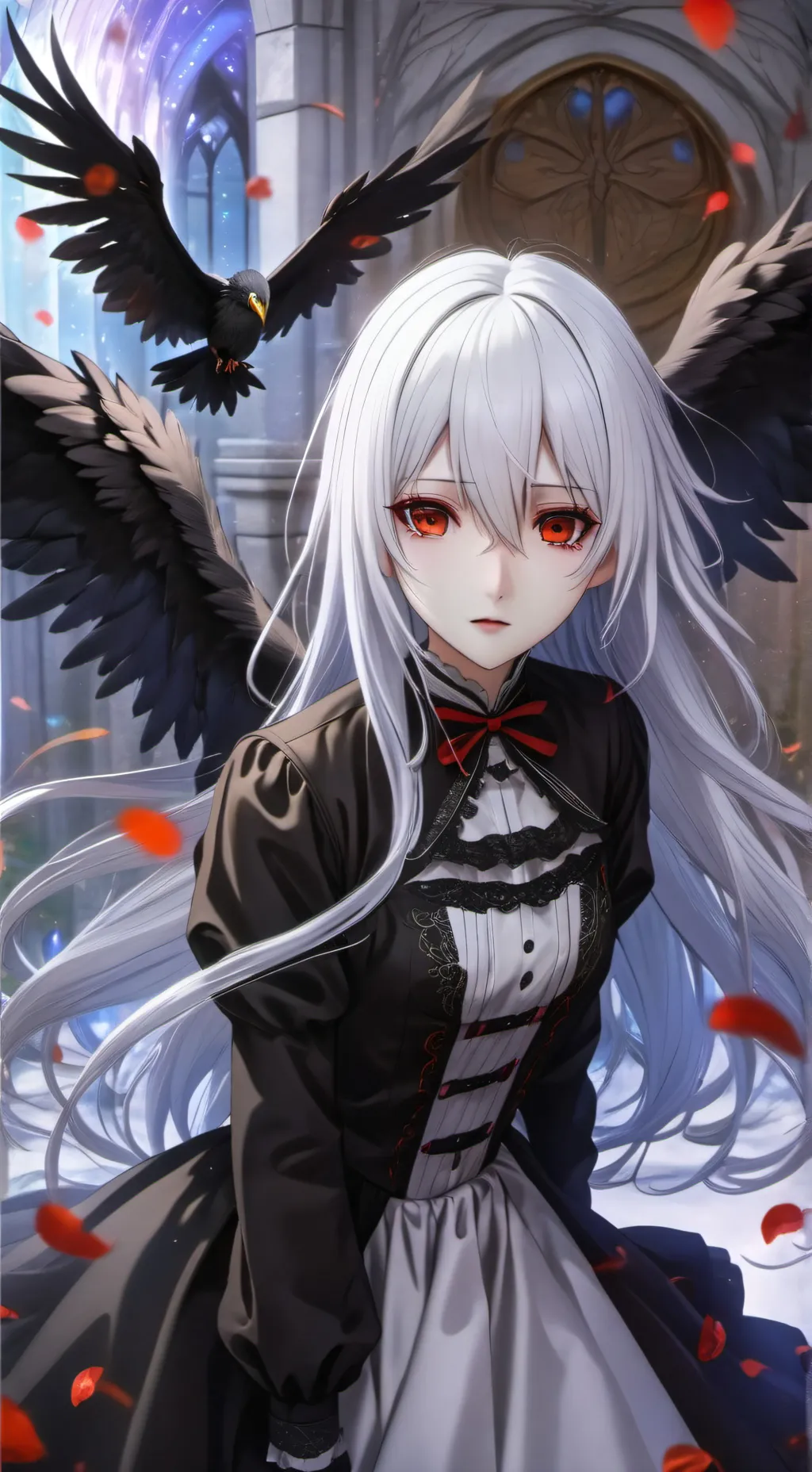 ai character: Moon background