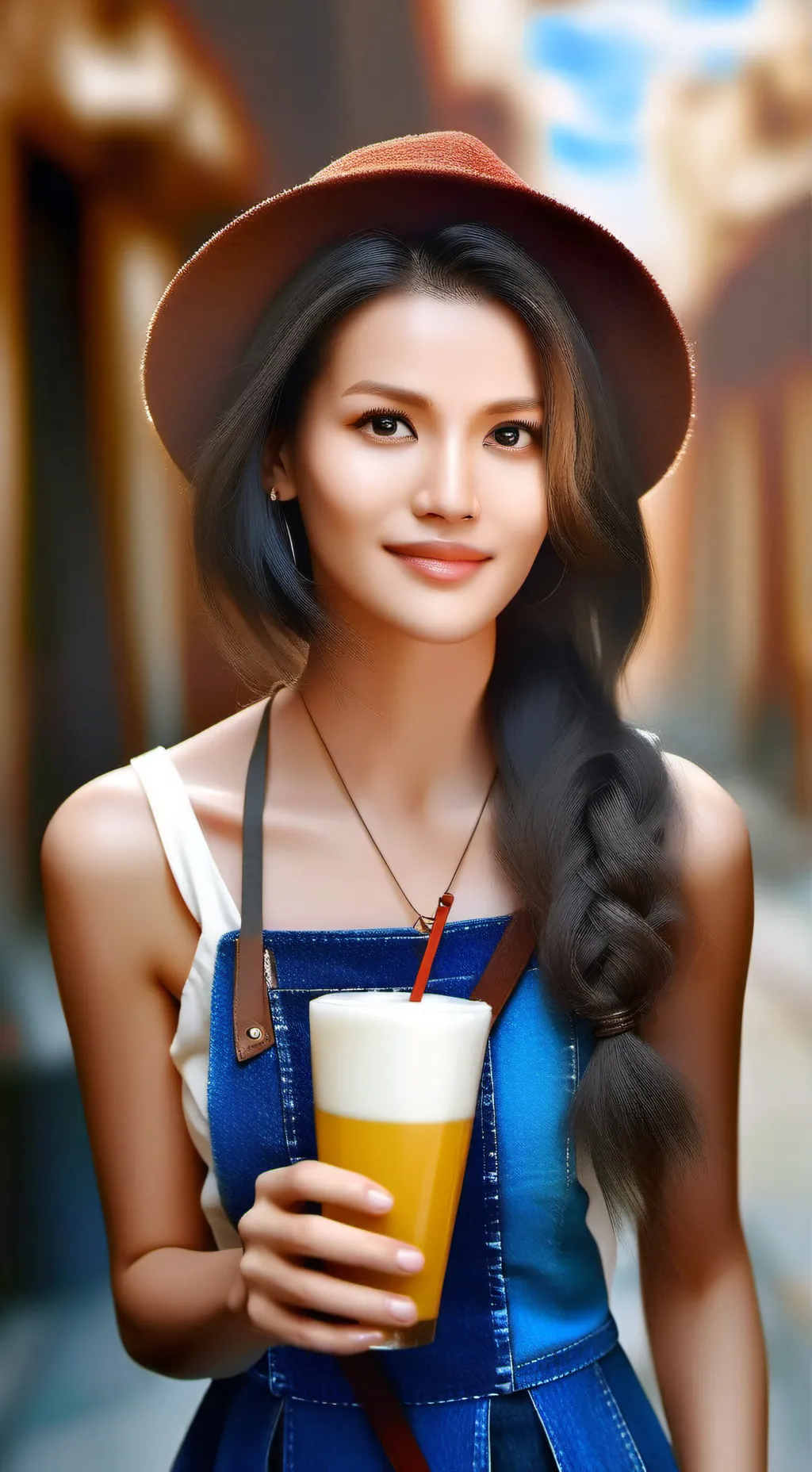 ai character: brooke peirce   background