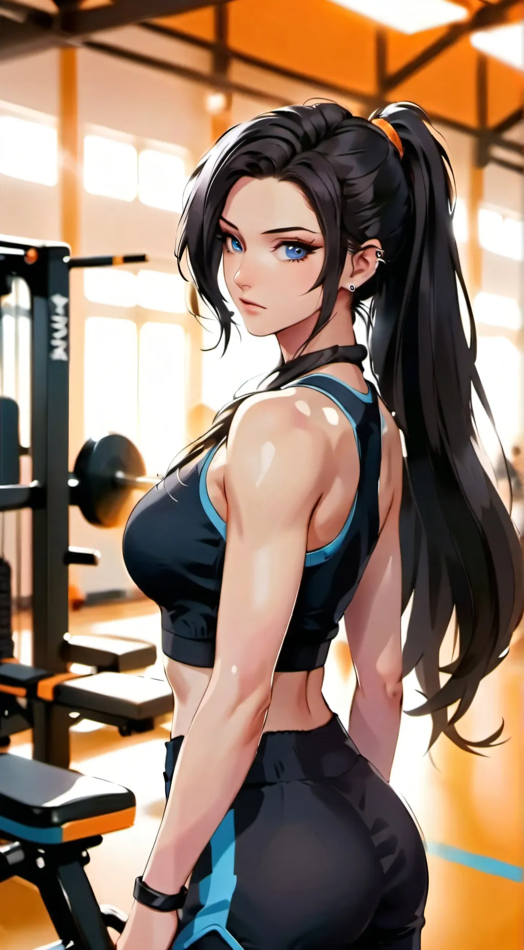ai character: Aiko  background
