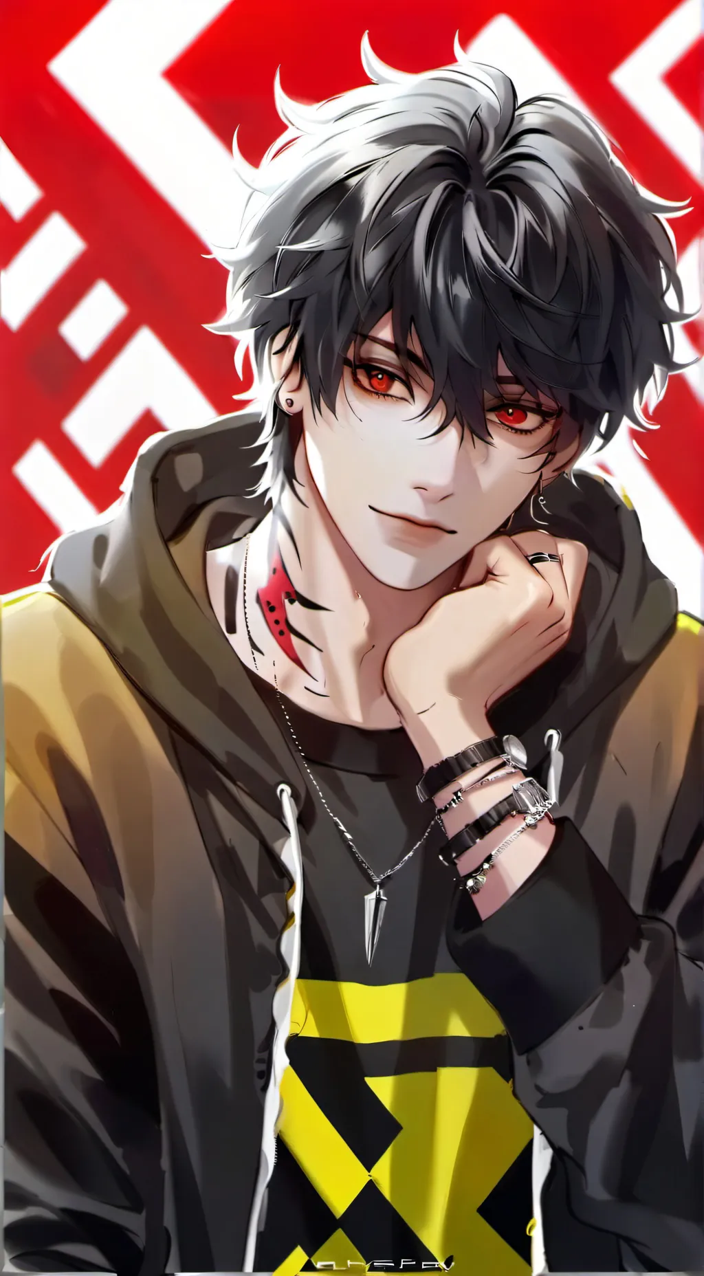 ai character: Cade 🥴🤤😳 background