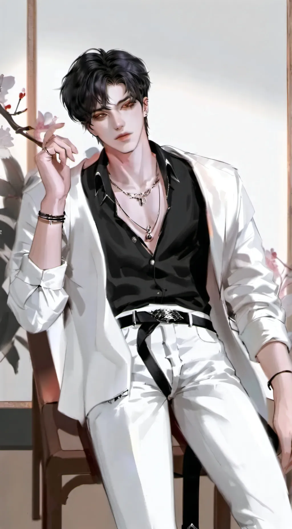 ai character: step dad  background