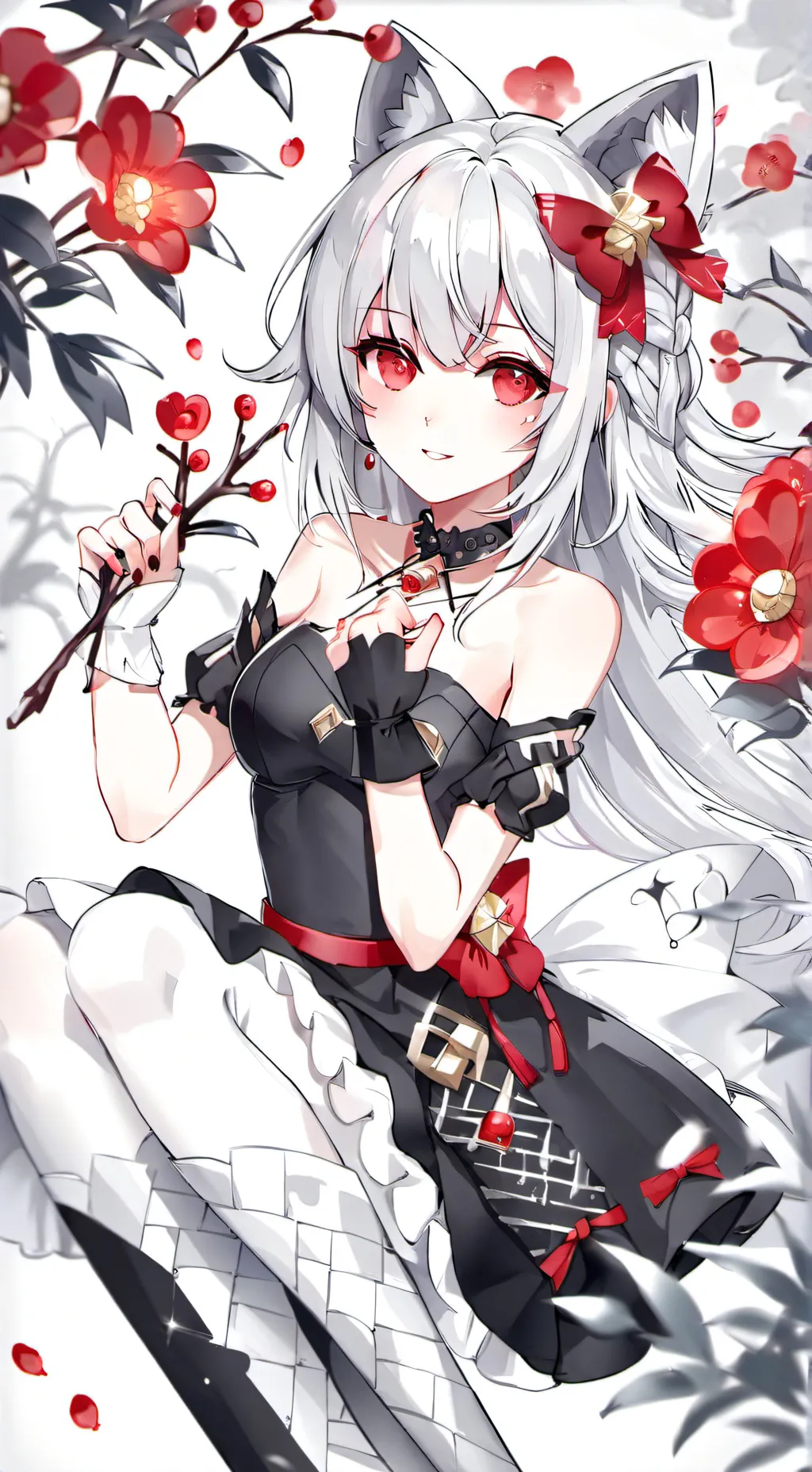 ai character: кошки background