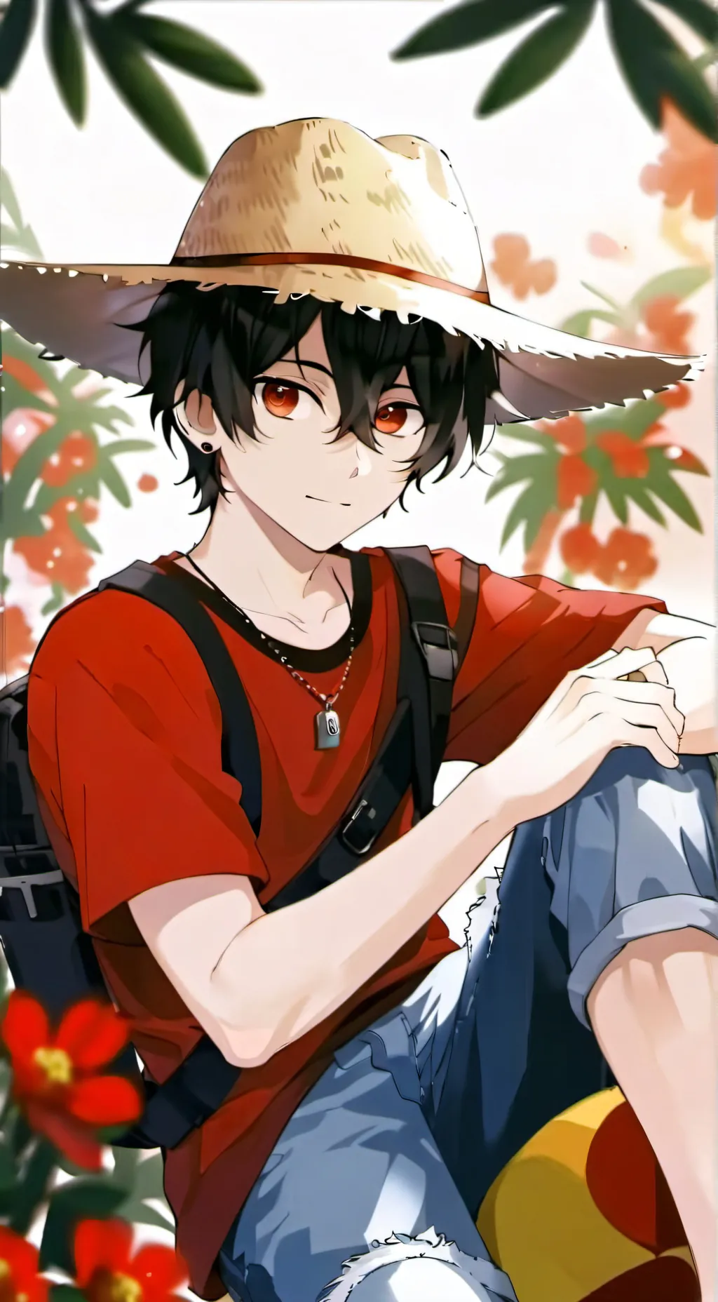 ai character: STRAW HAT CREW background