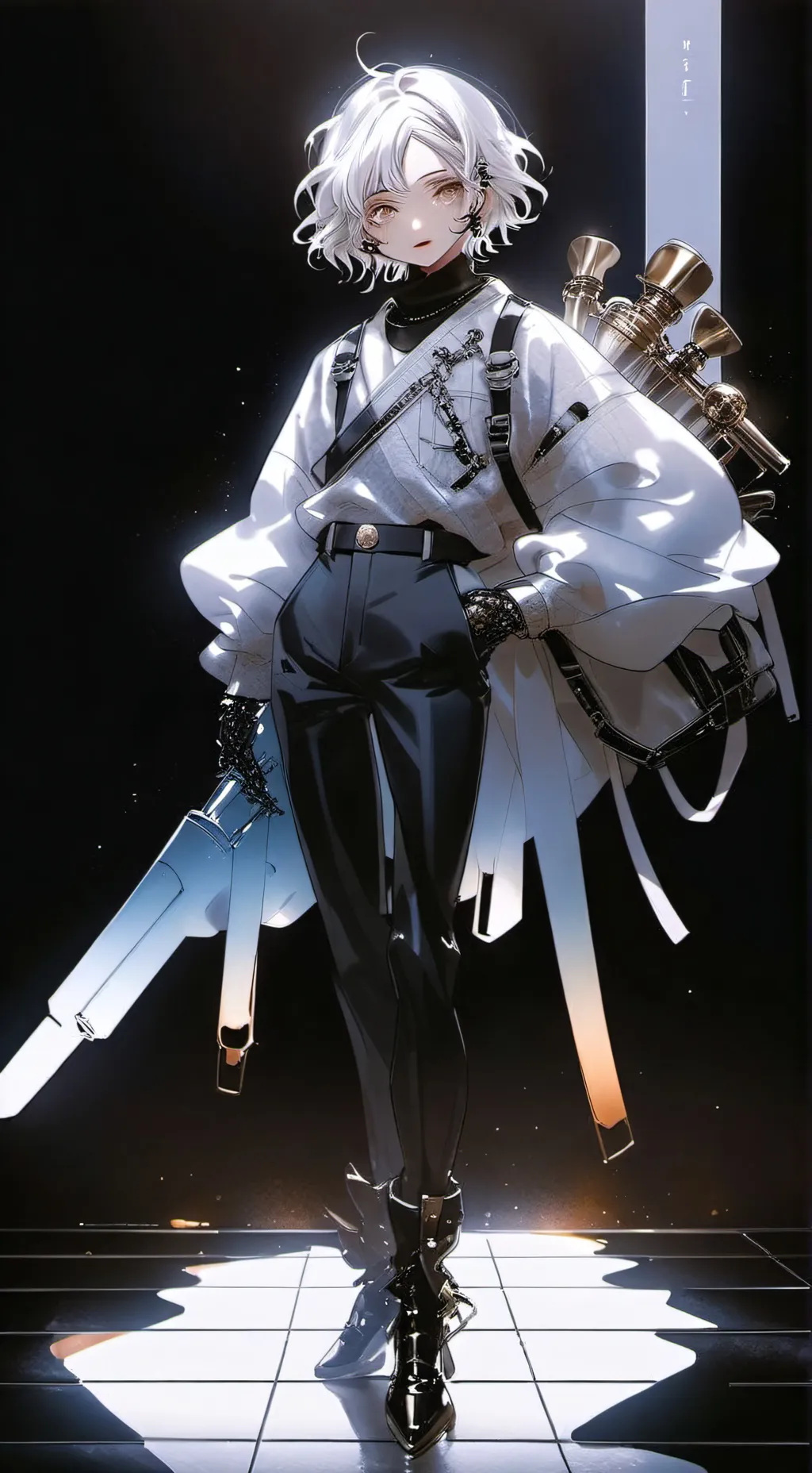 ai character: Ninja background