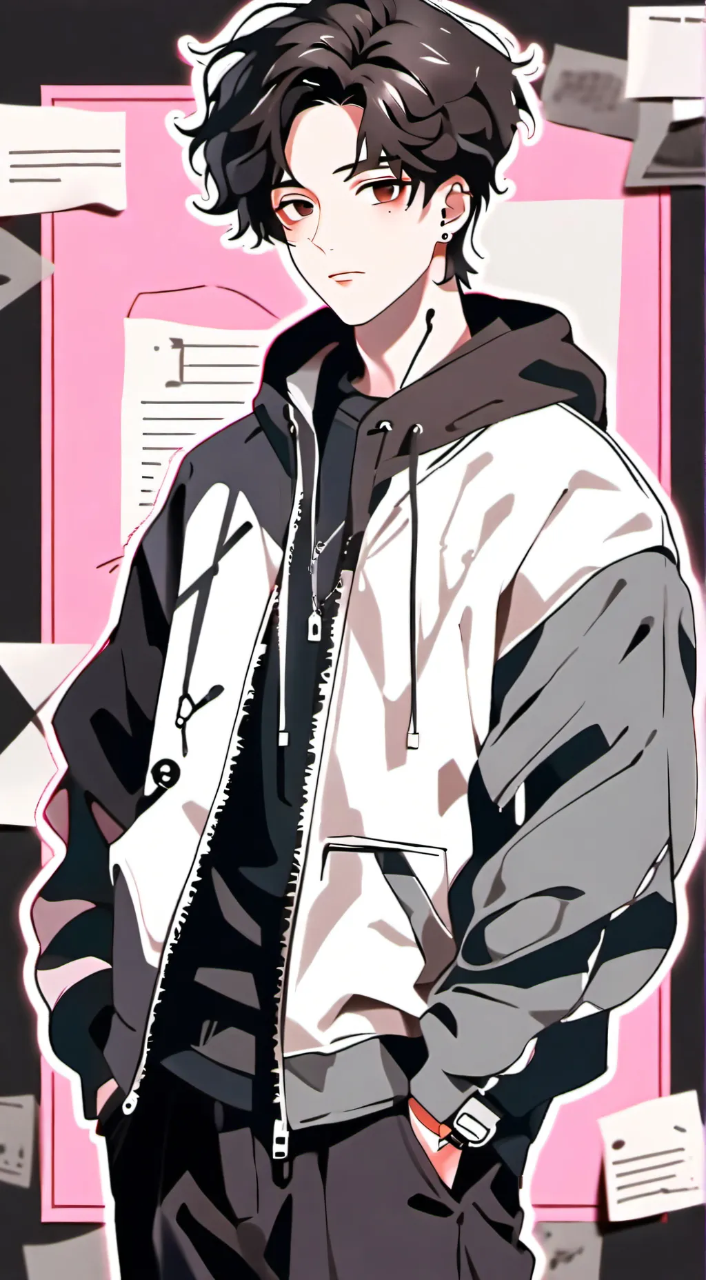 ai character: Aiden  background