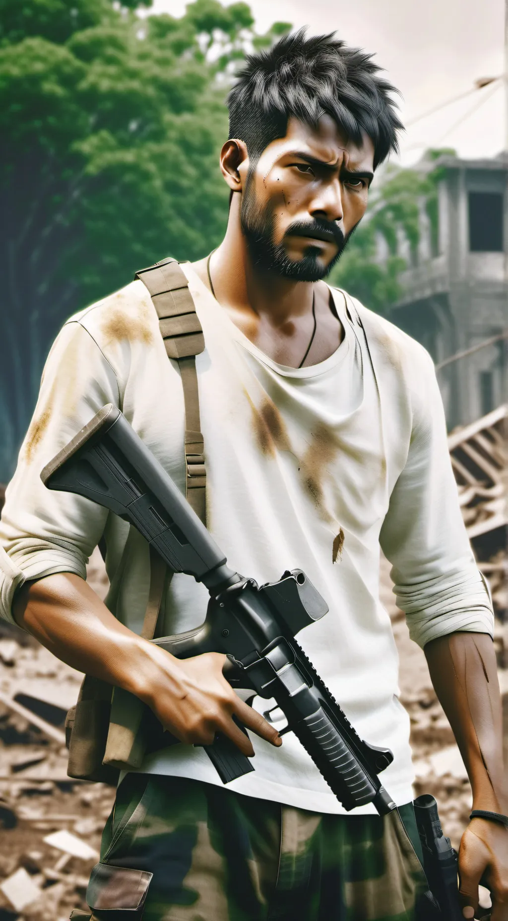 ai character: Guerrilla warfare  background