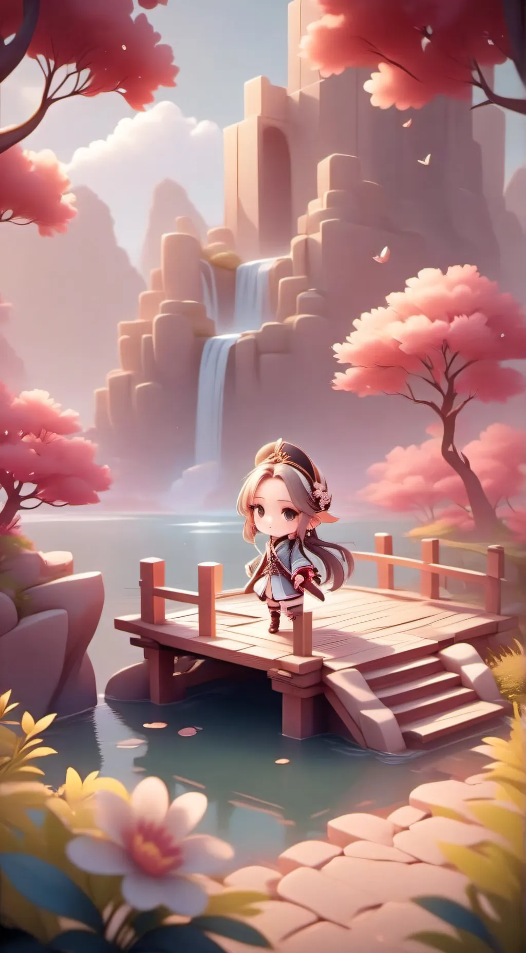 ai character: shrimpo 🦐 background
