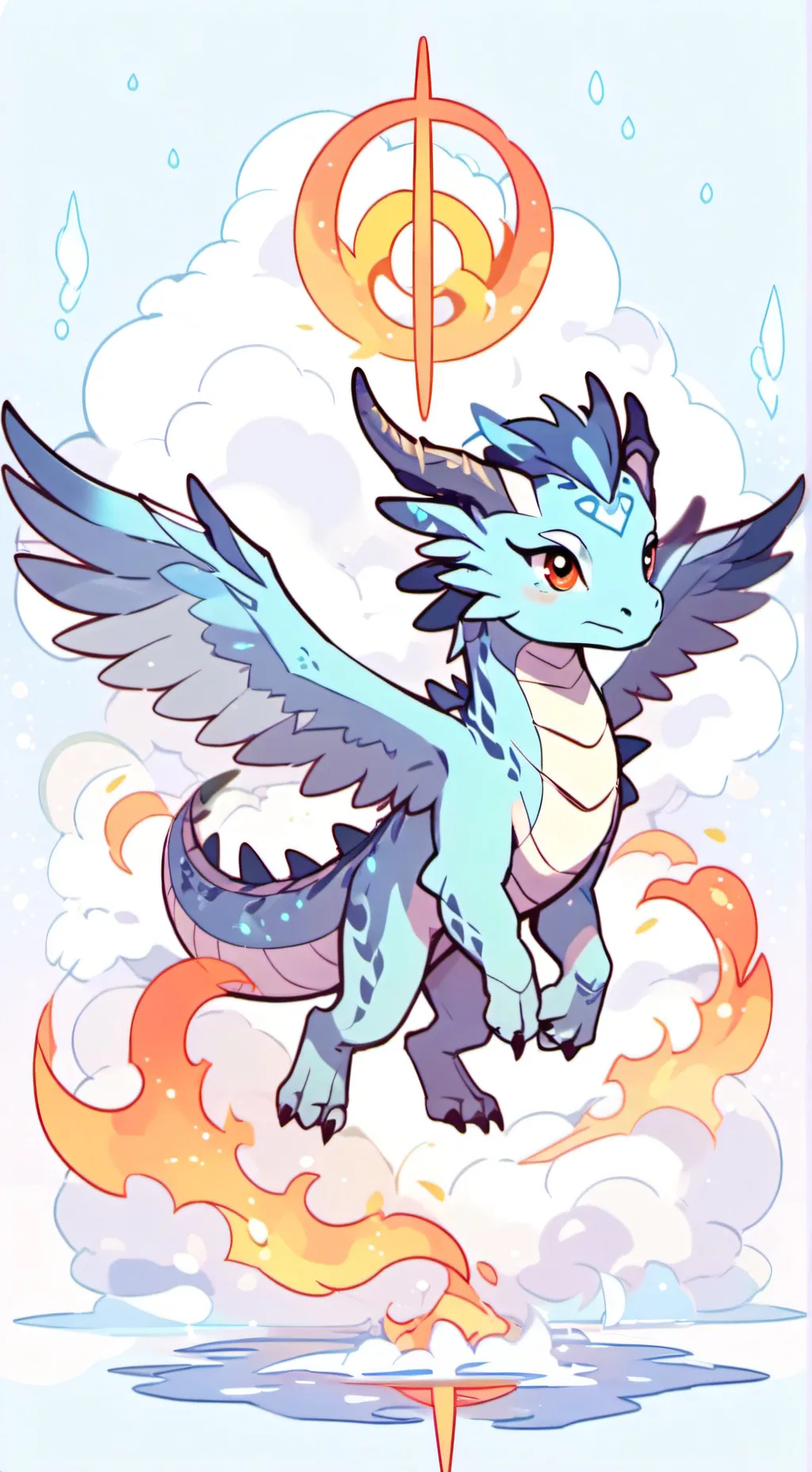 ai character: Wings of fire background