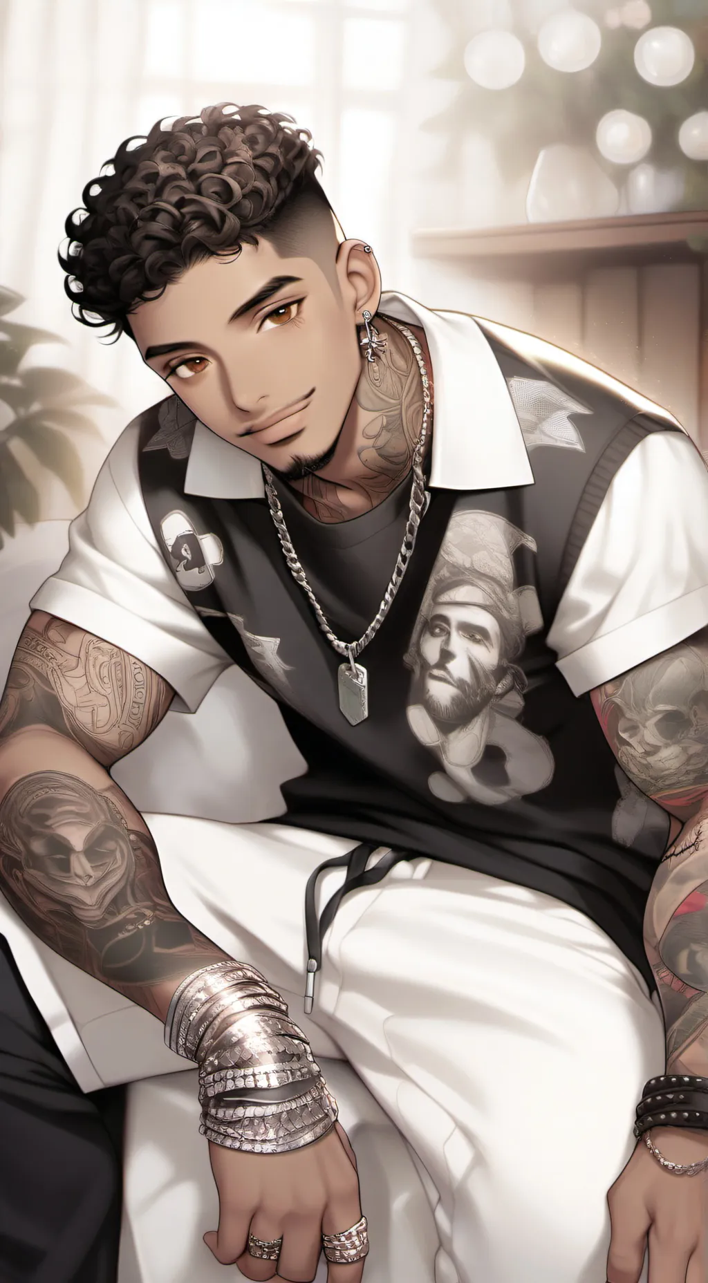 ai character: Javie Cruz background