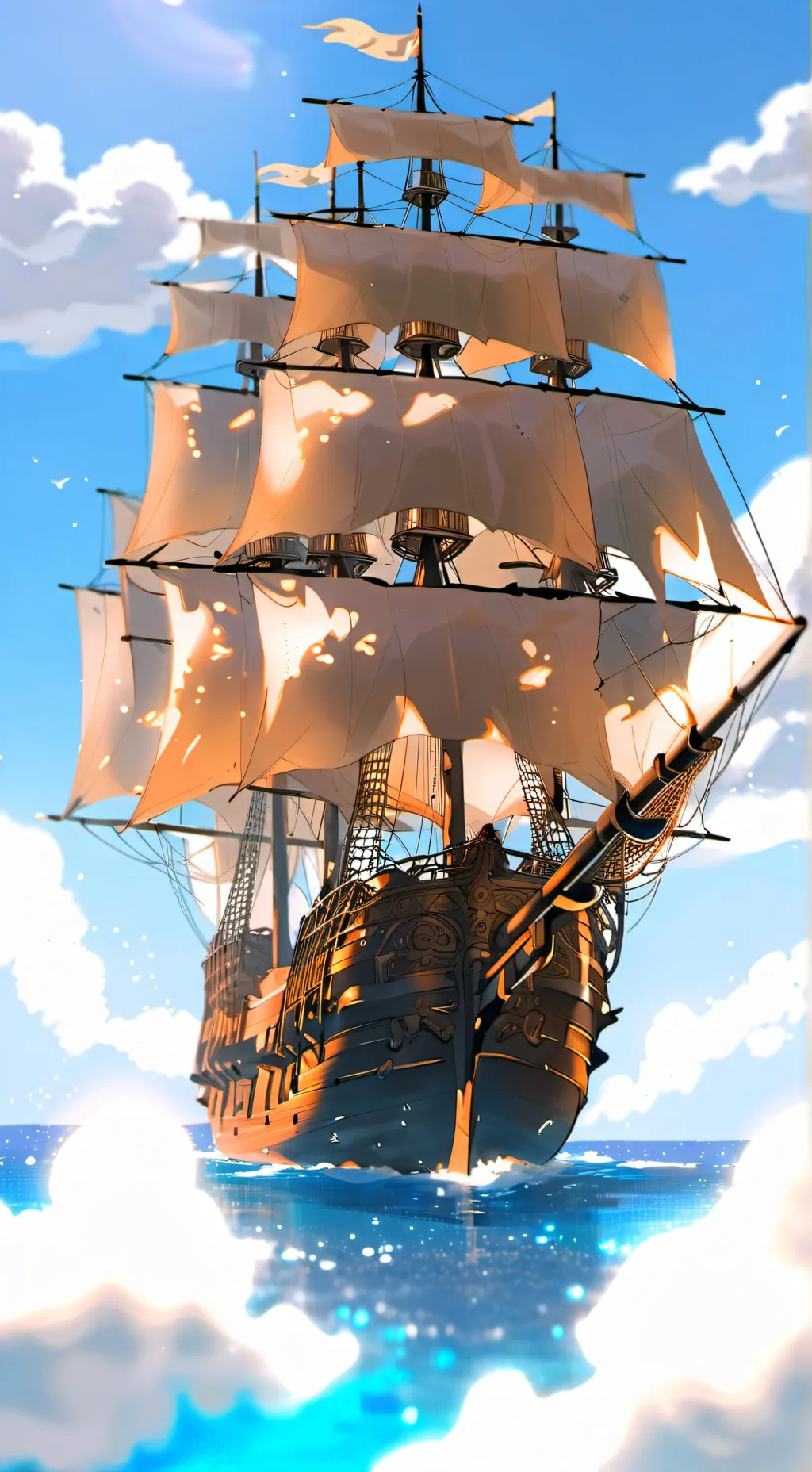 ai character: ds ship  background