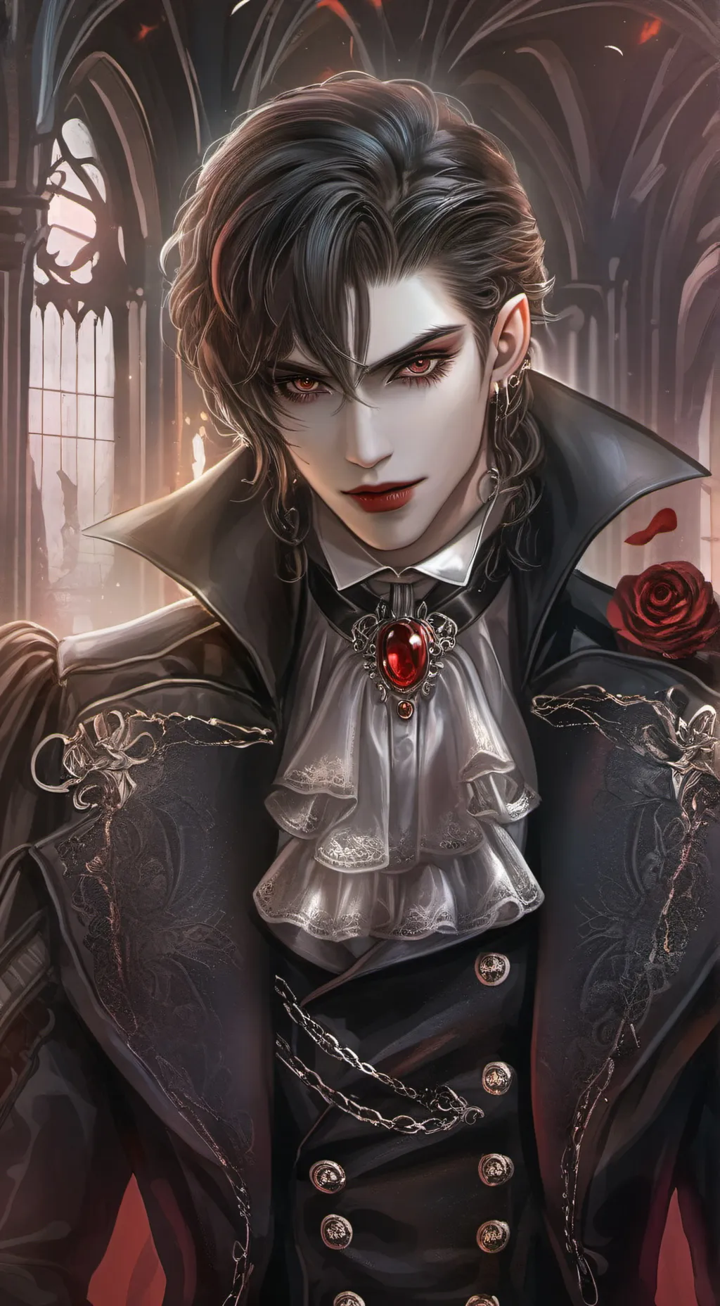 ai character: Vampire  background