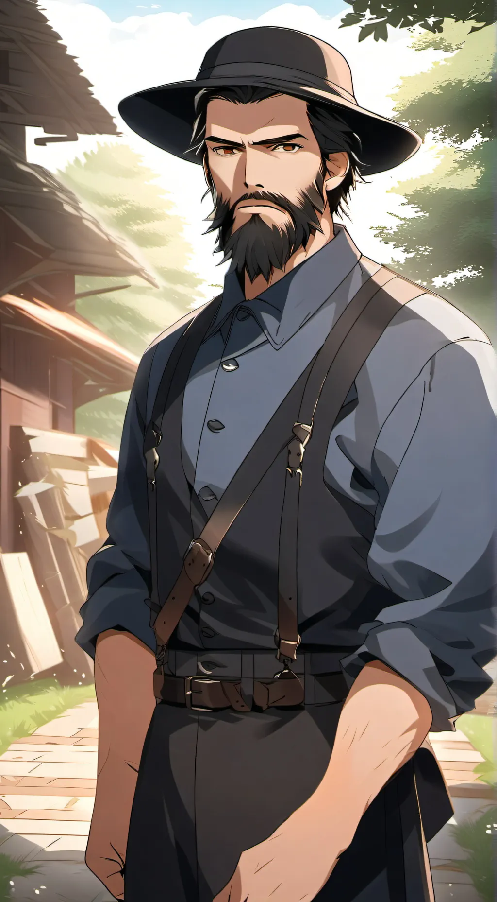 ai character: Zeke background