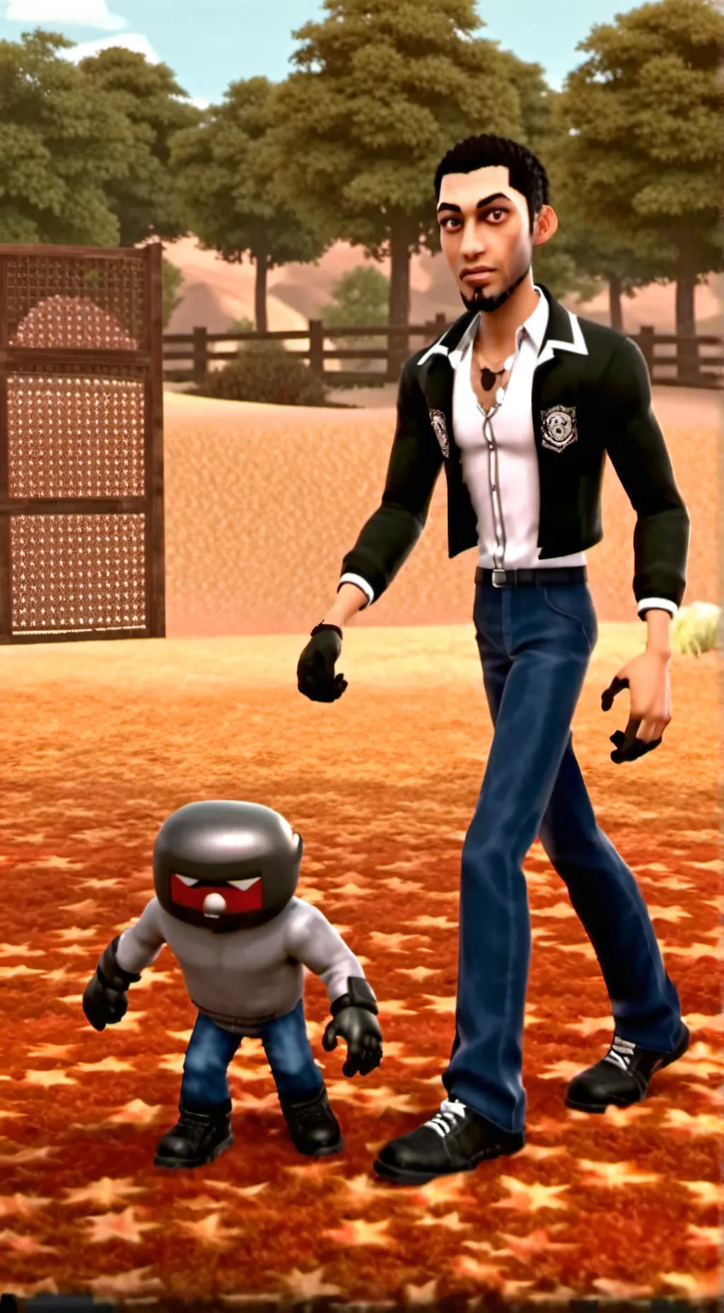 ai character: JAJAJ background