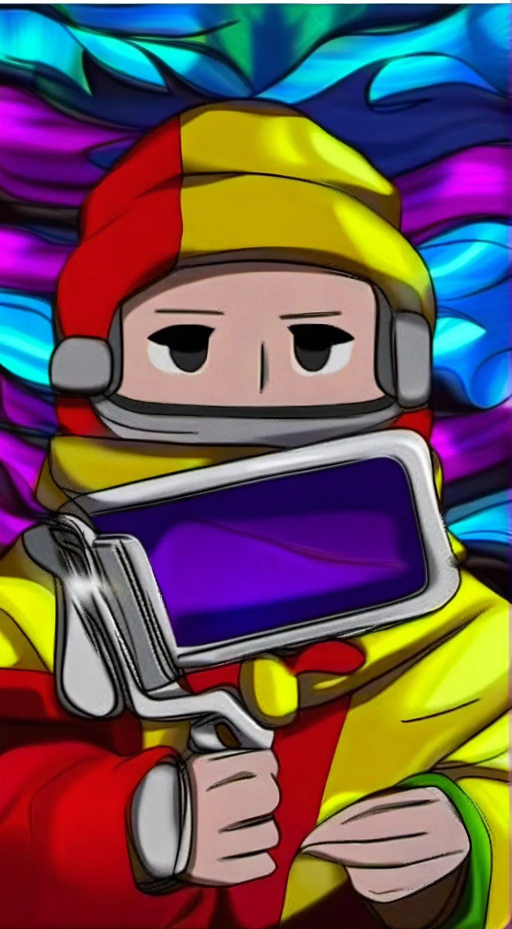 ai character: sprunki mustard background