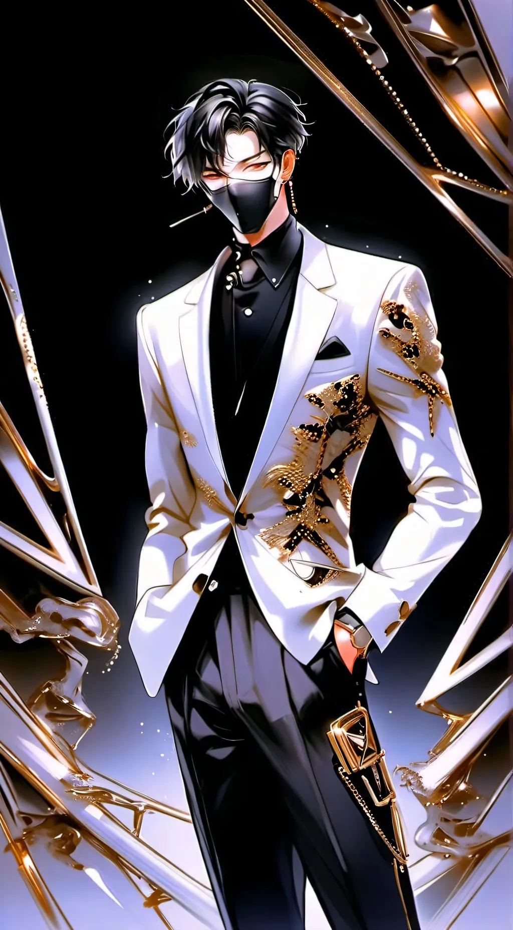 ai character: Zander background