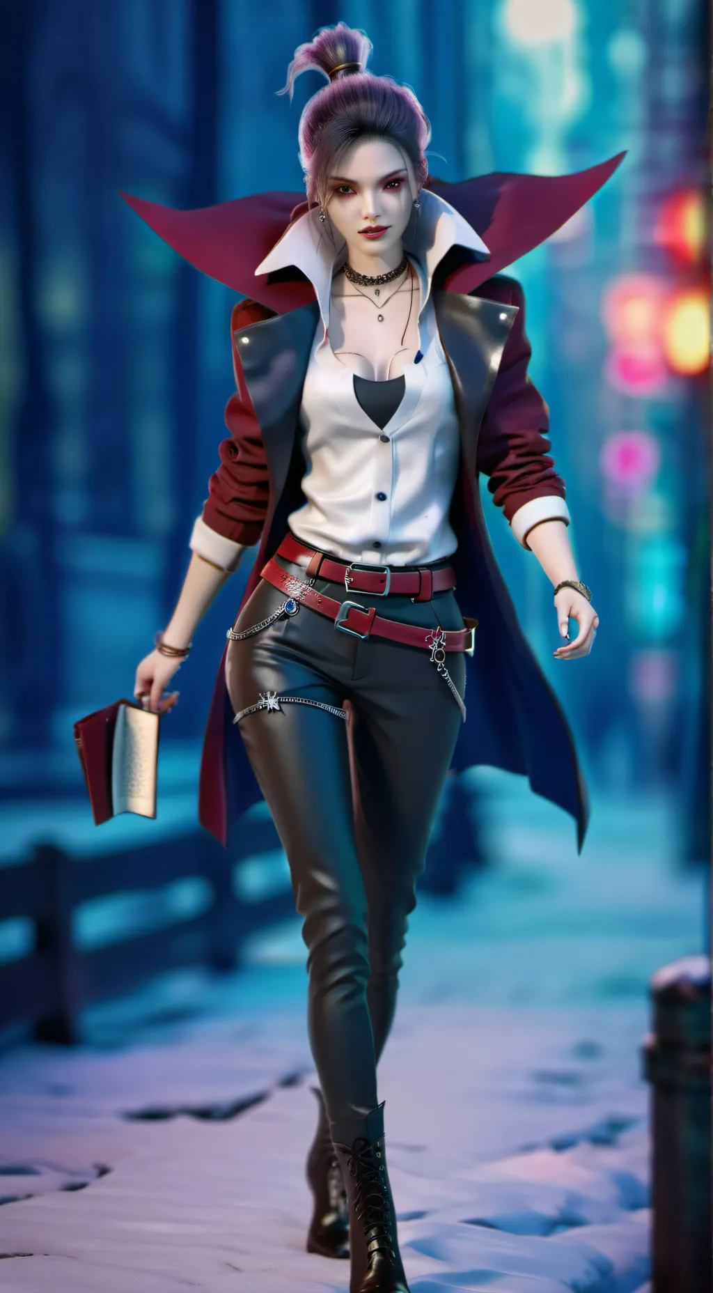 ai character: vampire  background