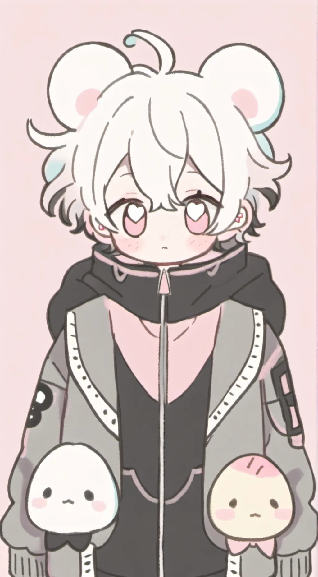 ai character: Femboy fluffy ￼ background