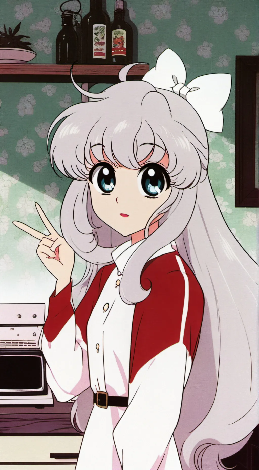 ai character: @Vee background