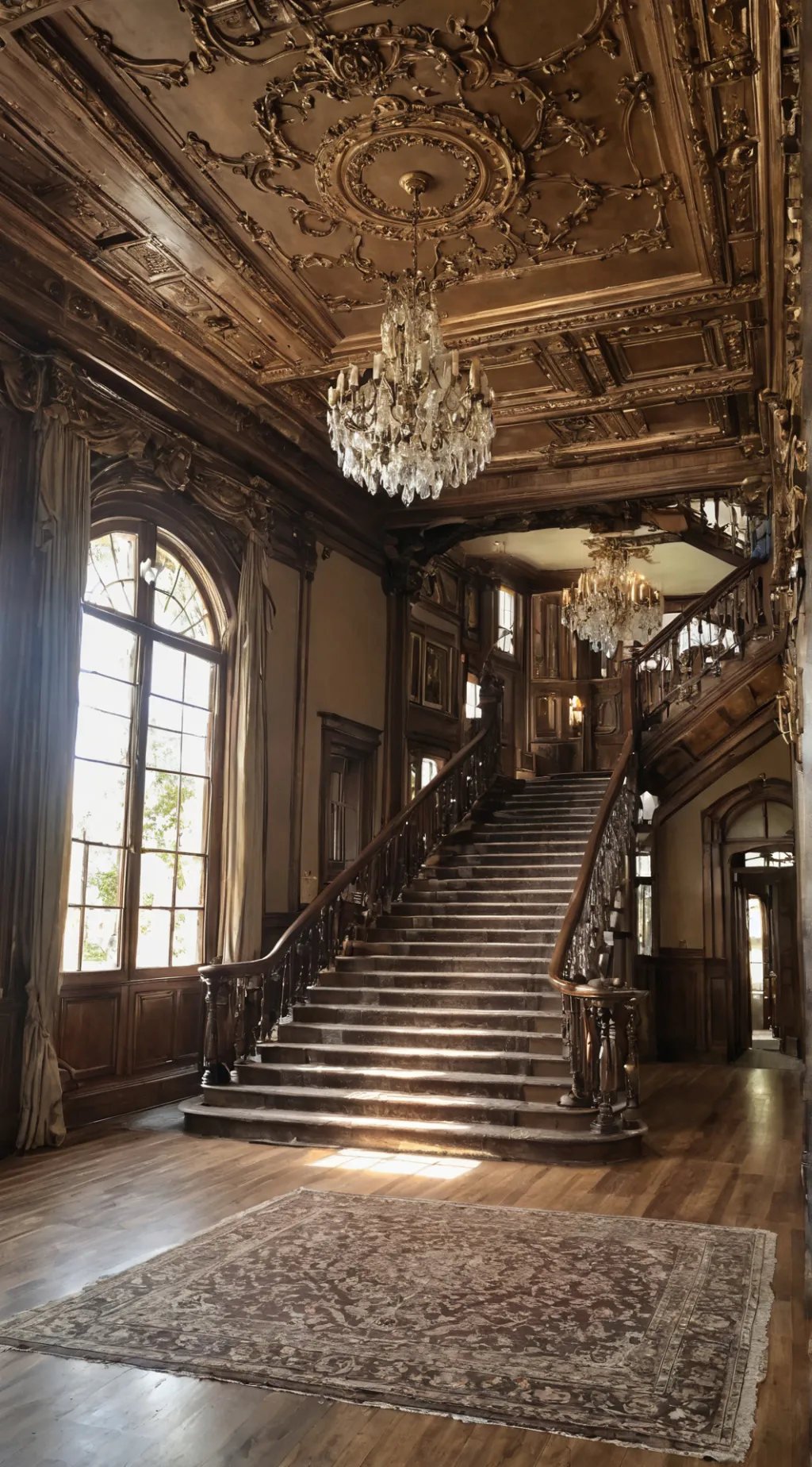 ai character: Mansion RP background