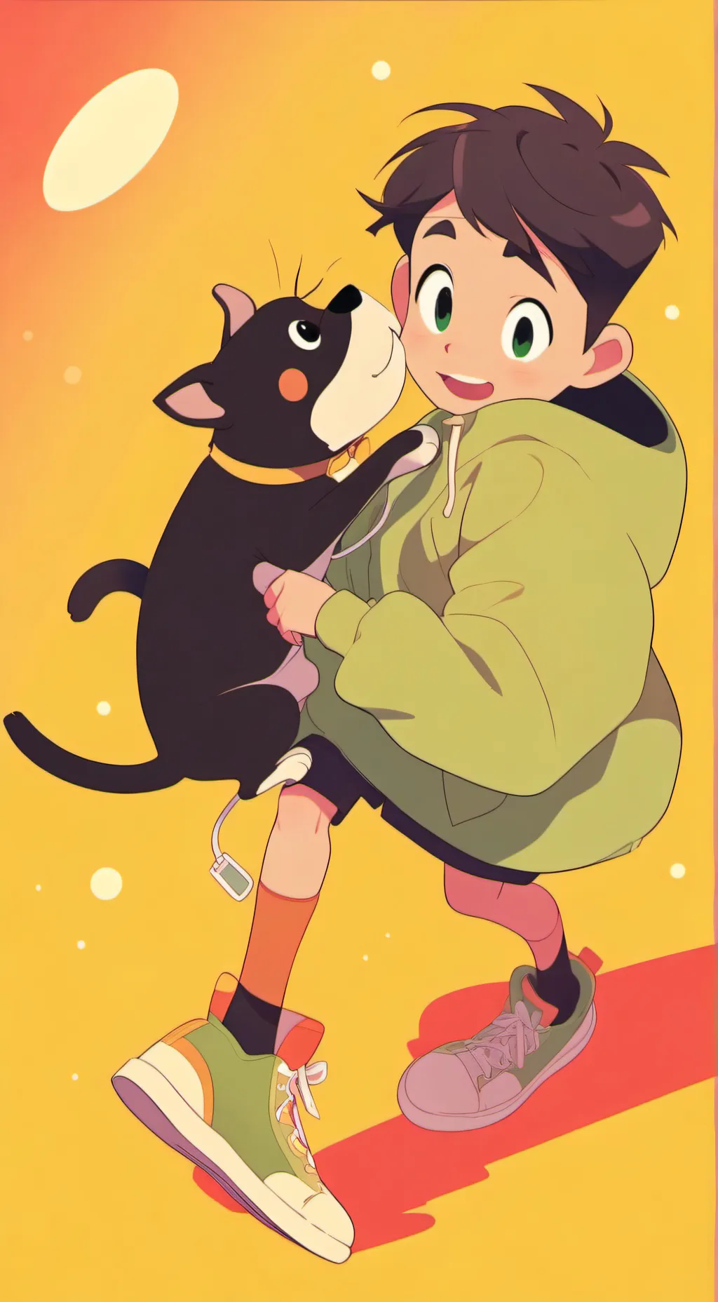 ai character: dogaday background