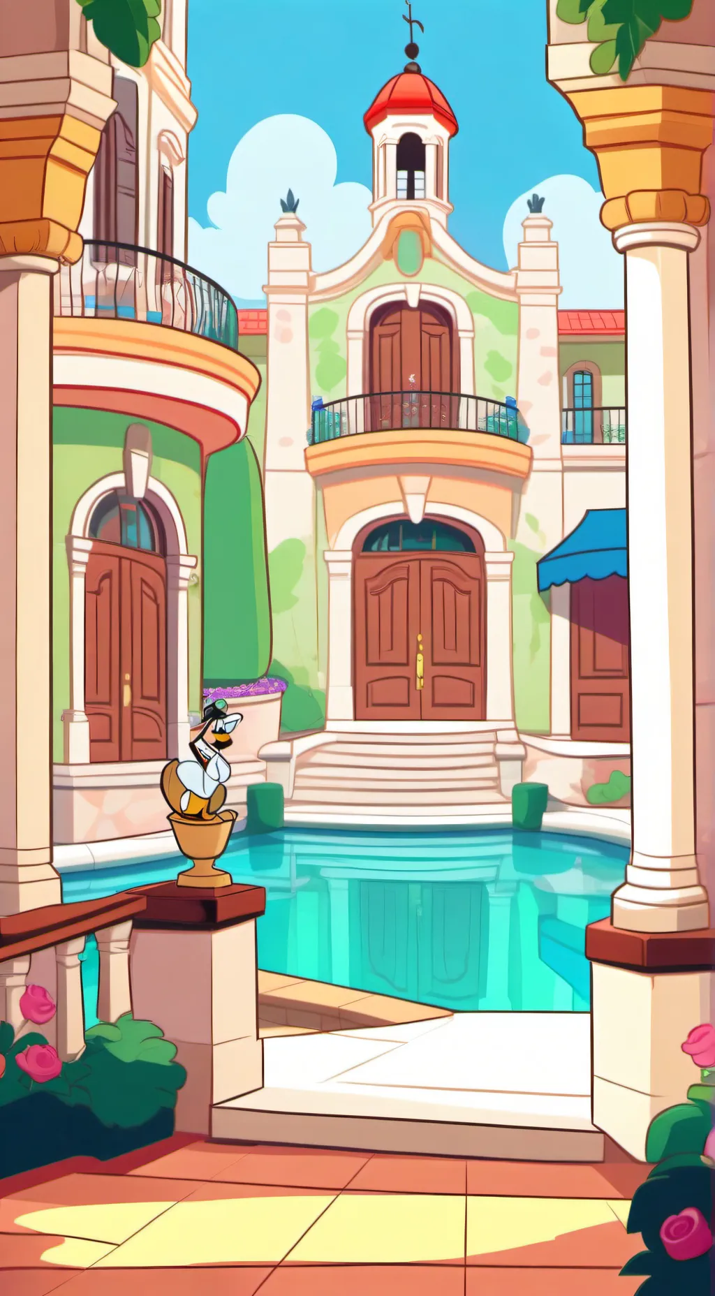 ai character: Simón[tu amigo] background
