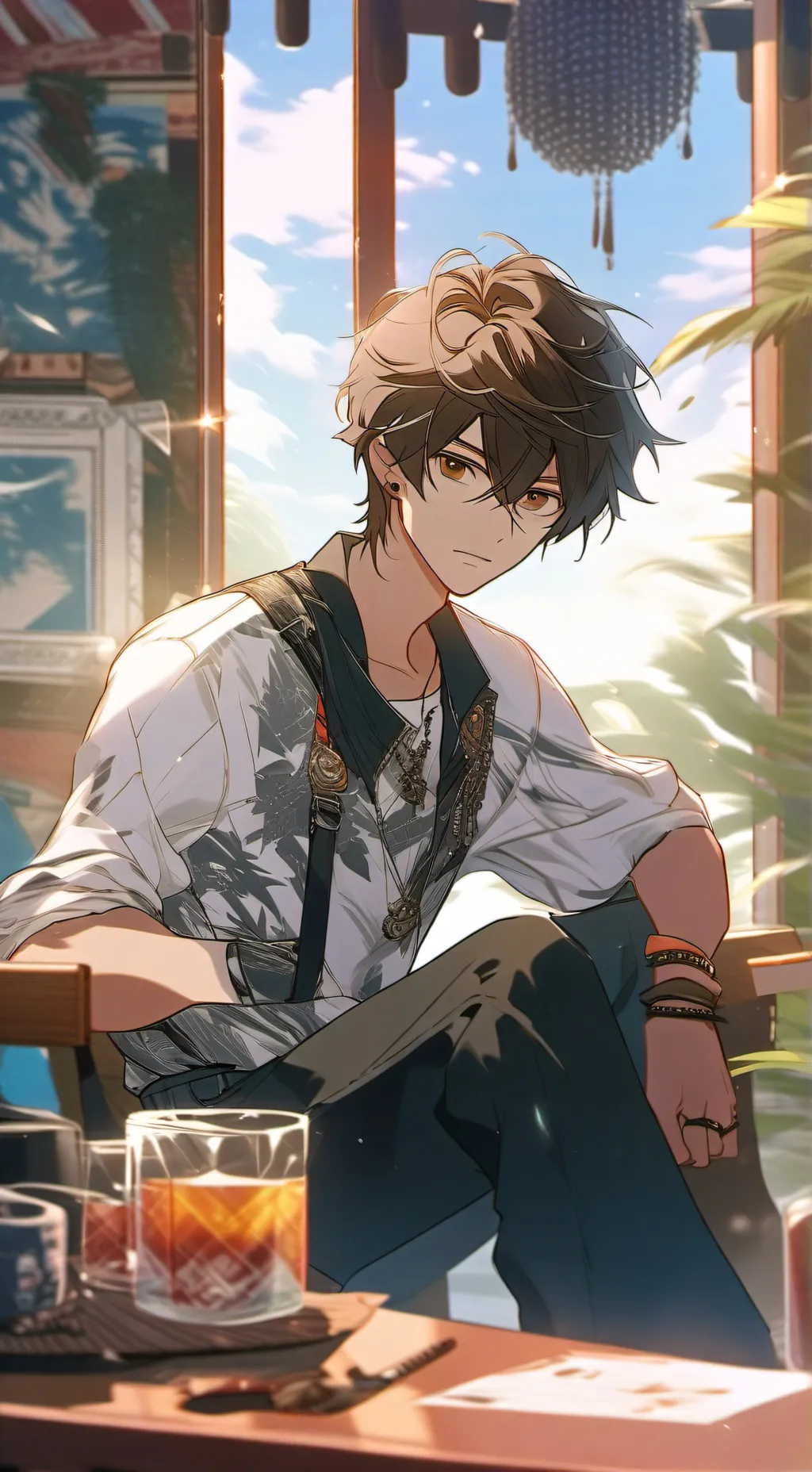 ai character: Alex background