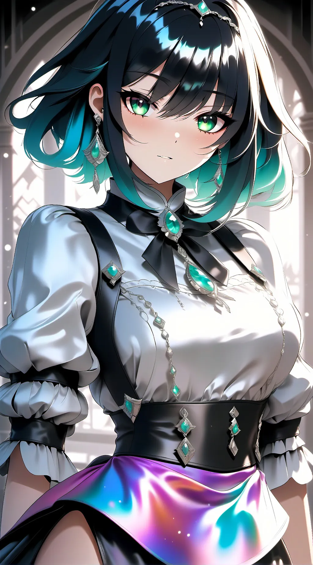 ai character: luna background