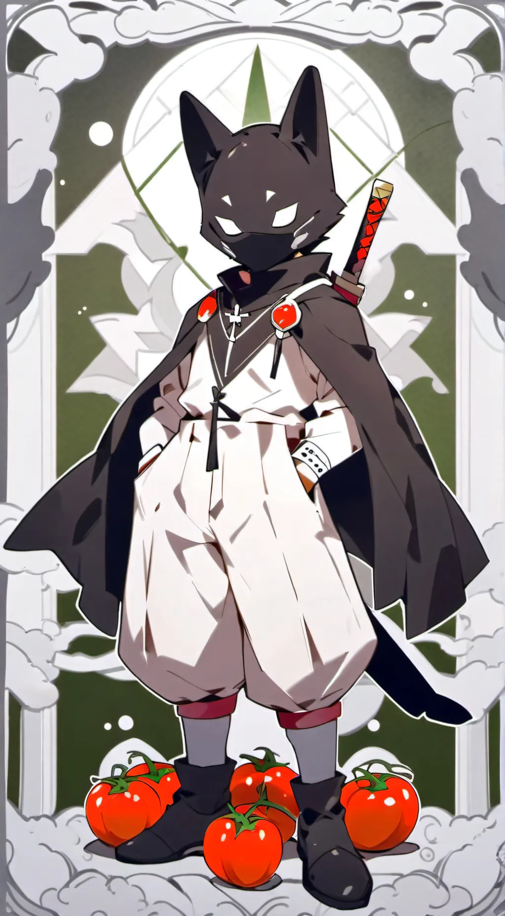 ai character: Tomote Tan background